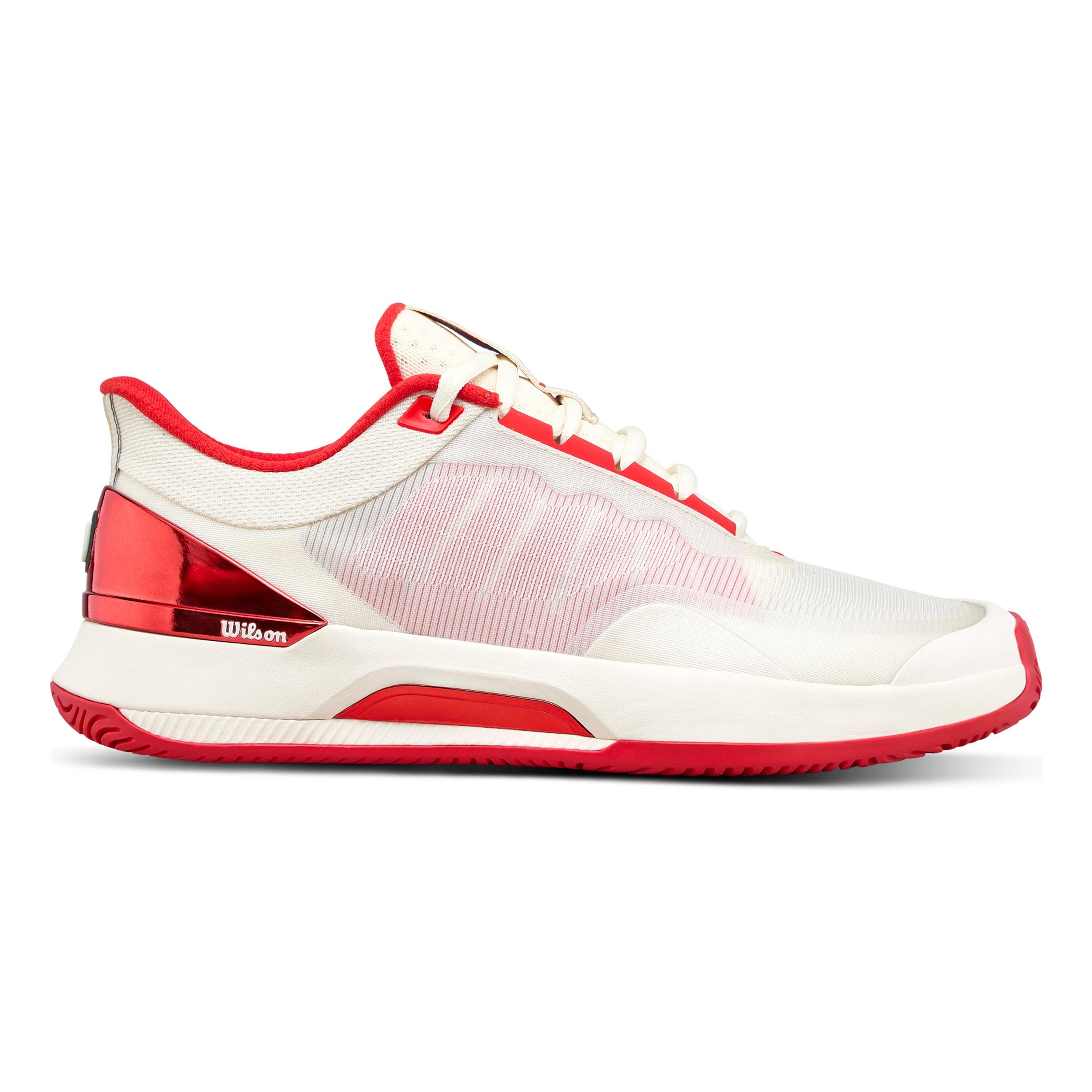 Wilson Intrigue Tour Zapatilla Todas Las Superficies Mujeres-Crema,Rojo