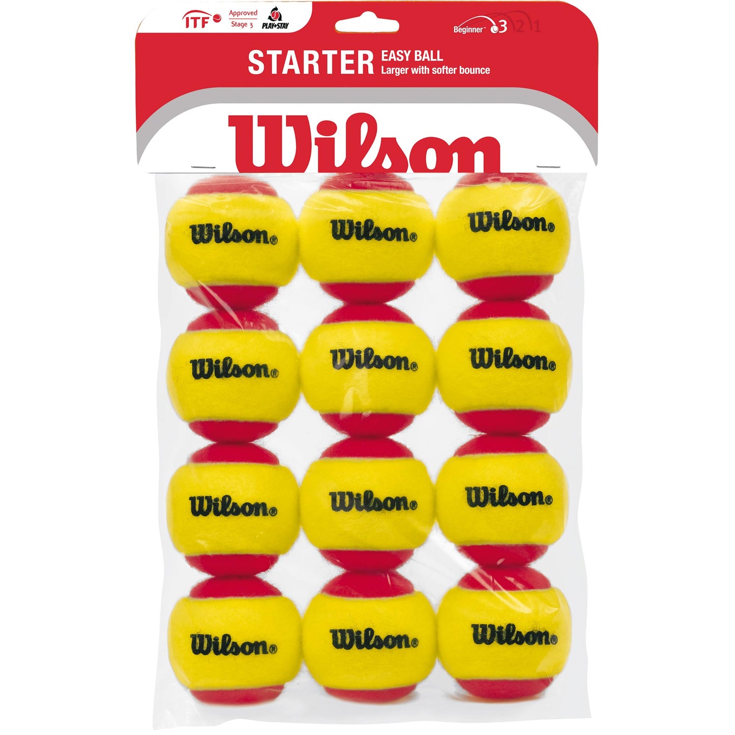 Wilson Starter Red (Stage 3) Bolsa De 12