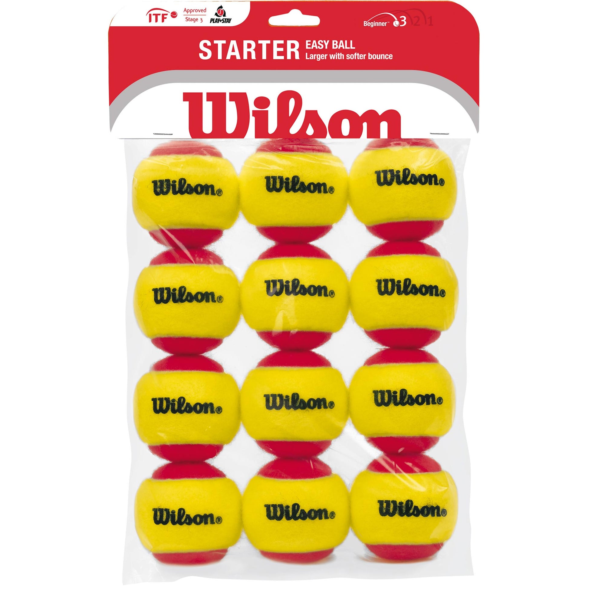 Wilson Starter Red (Stage 3) Bolsa De 12