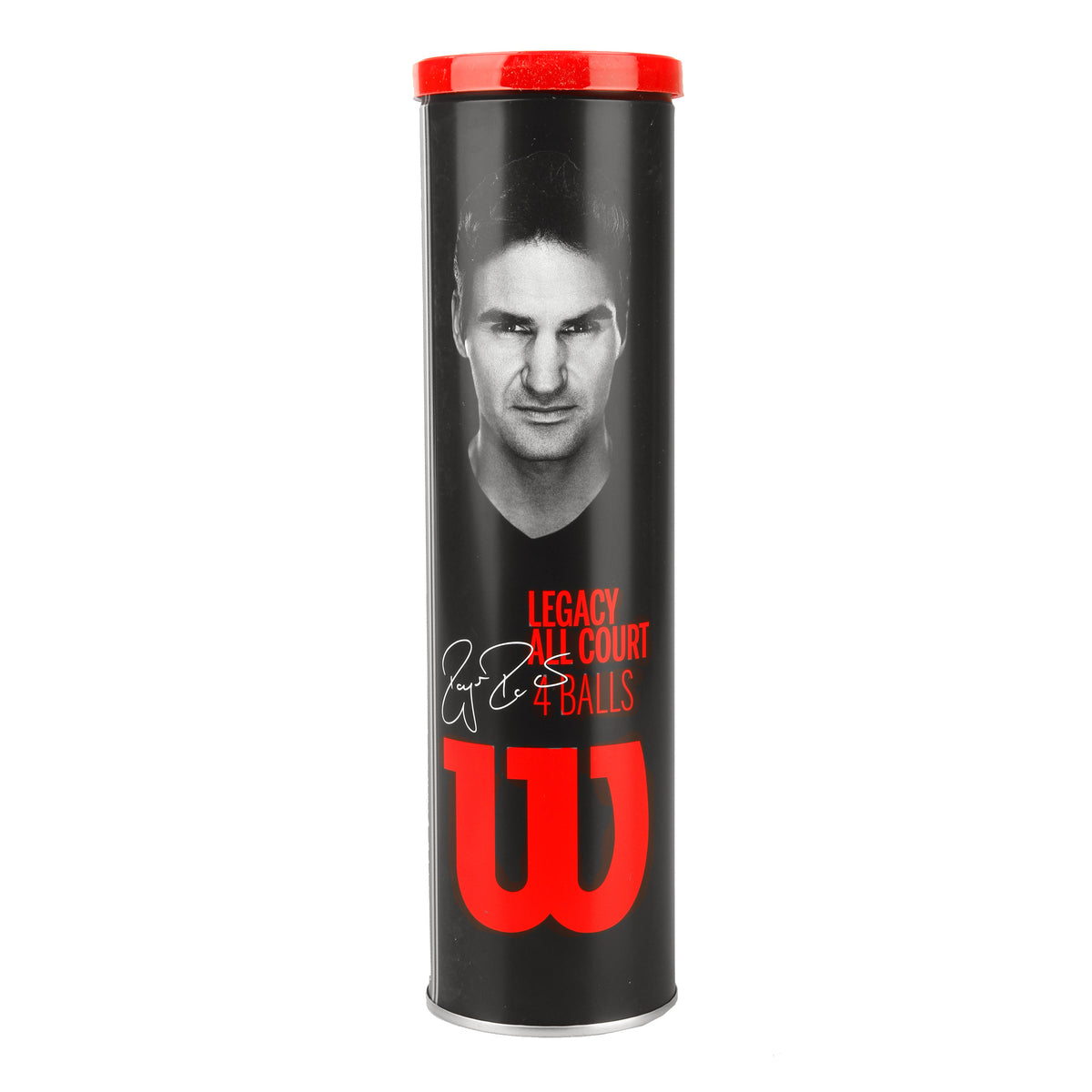 Wilson RF Lagacy Bote de 4 pelotas