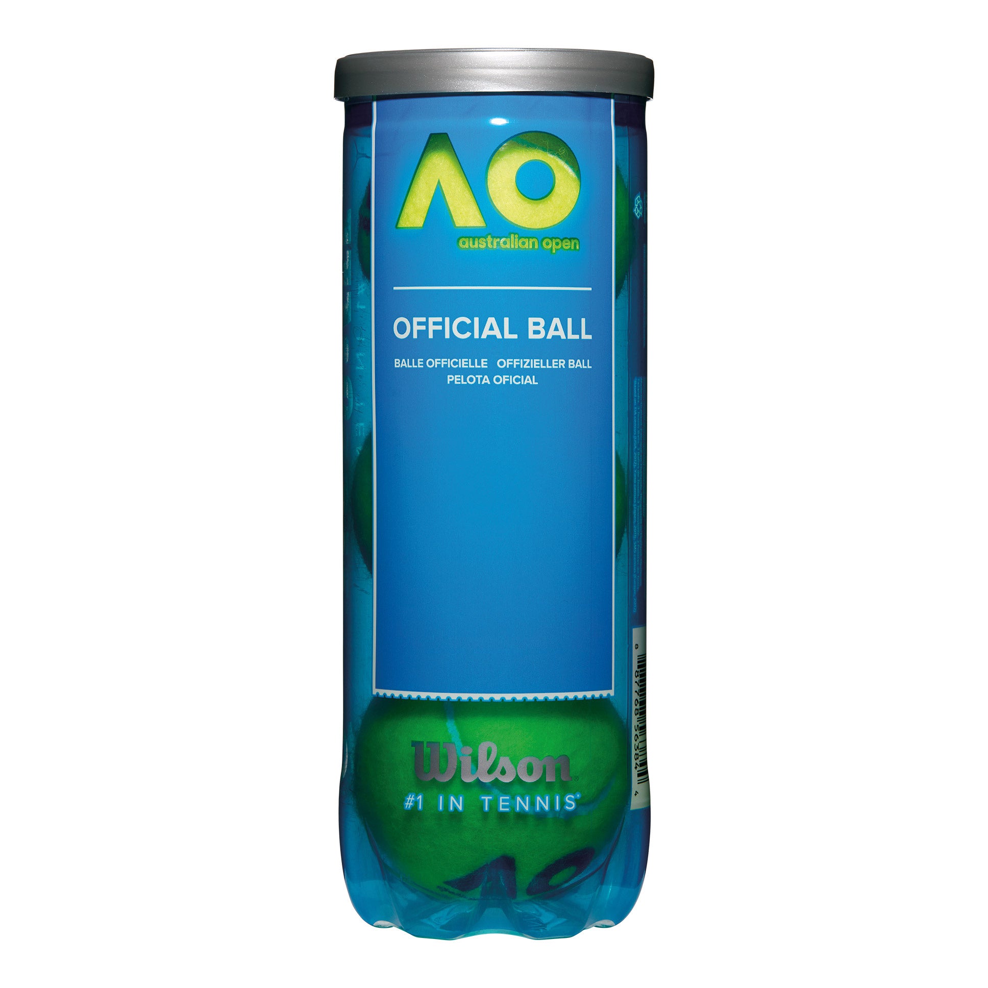 Wilson Australian Open Bote de 3 pelotas
