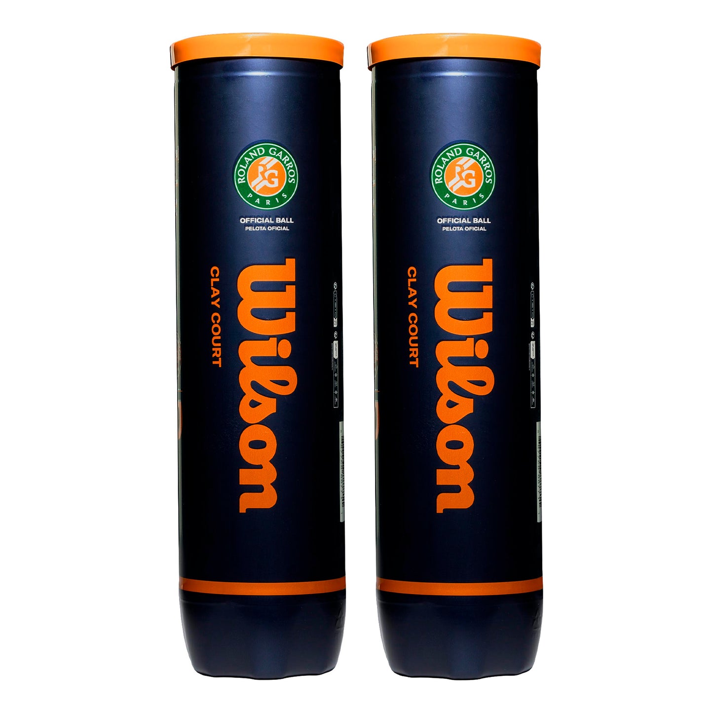 Wilson Roland Garros Official Bi Pack 2 botes de 4 pelotas