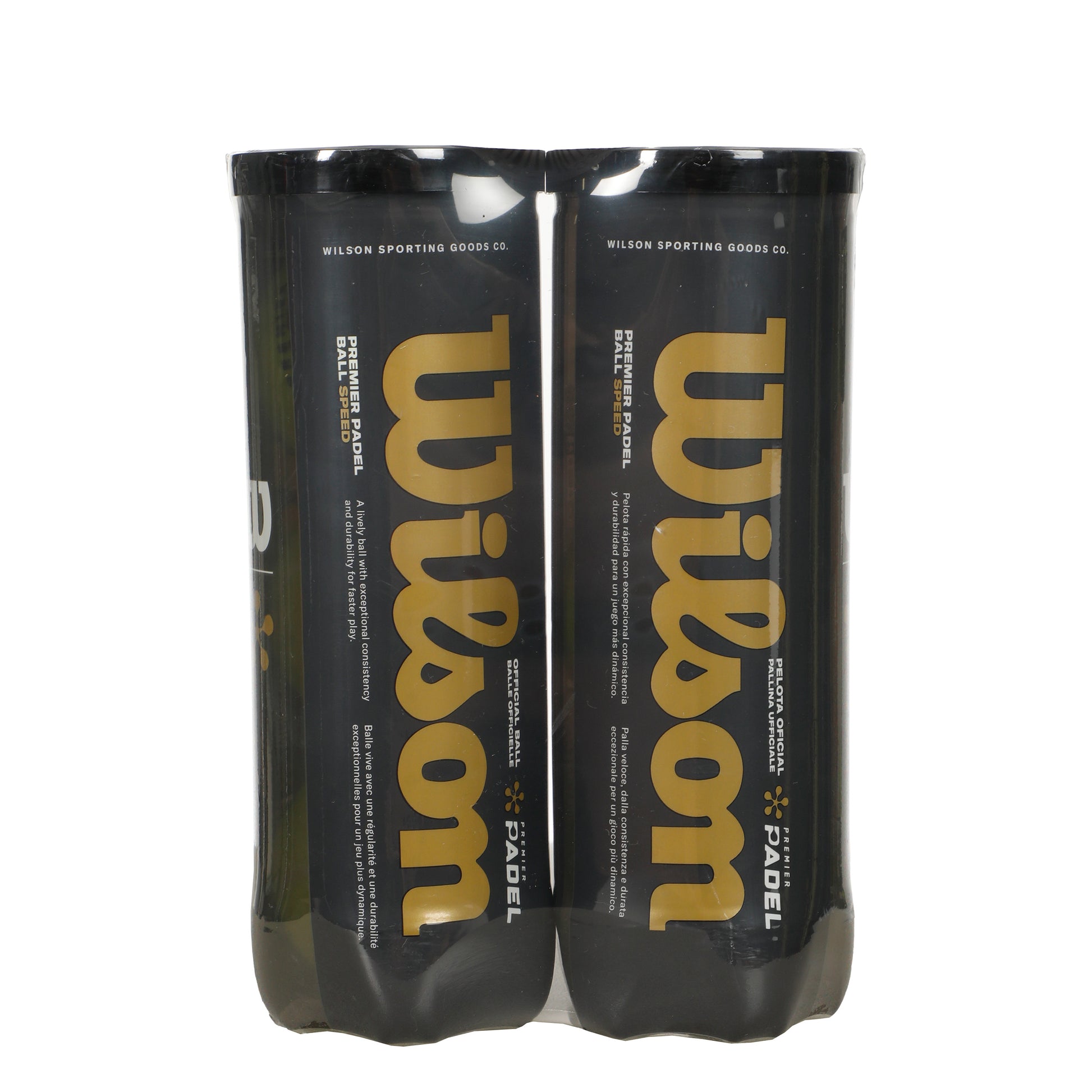 Wilson Premier Padel Speed X3 Bi Pack 2 Botes De 3 Pelotas