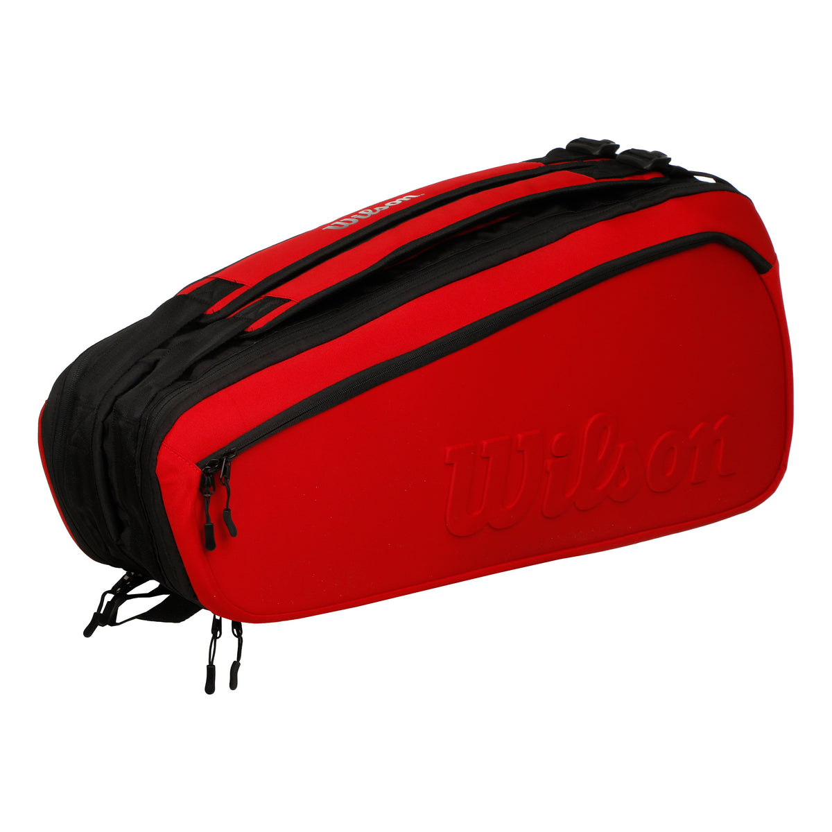 Wilson Clash Super Tour Raquetero De 6-Rojo