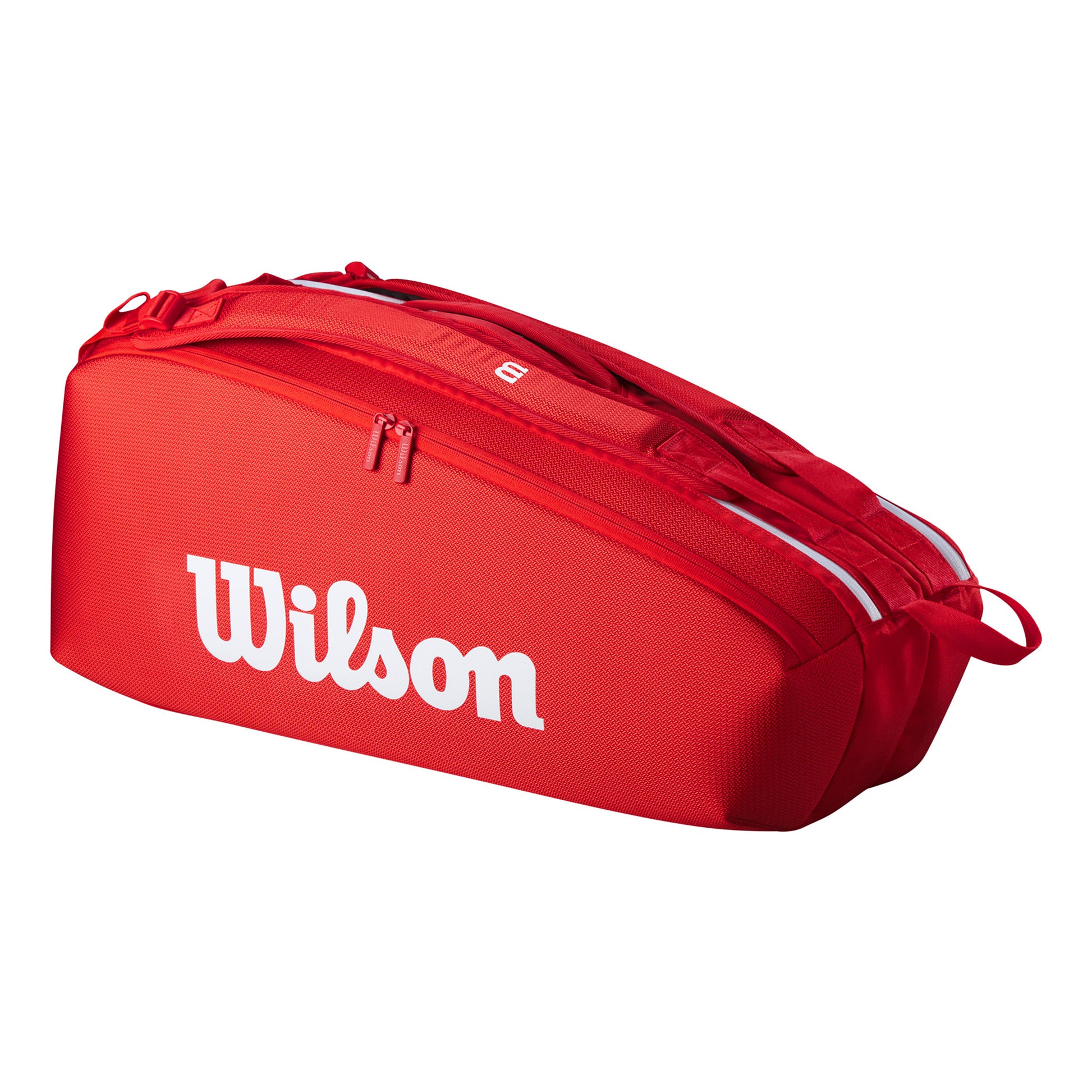 Wilson Super Tour Raquetero De 6 - rojo