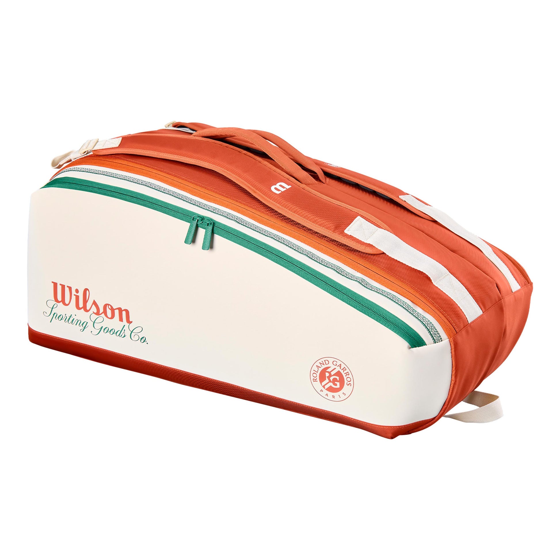 Wilson Tour Team Roland Garros Raquetero De 9 - crema