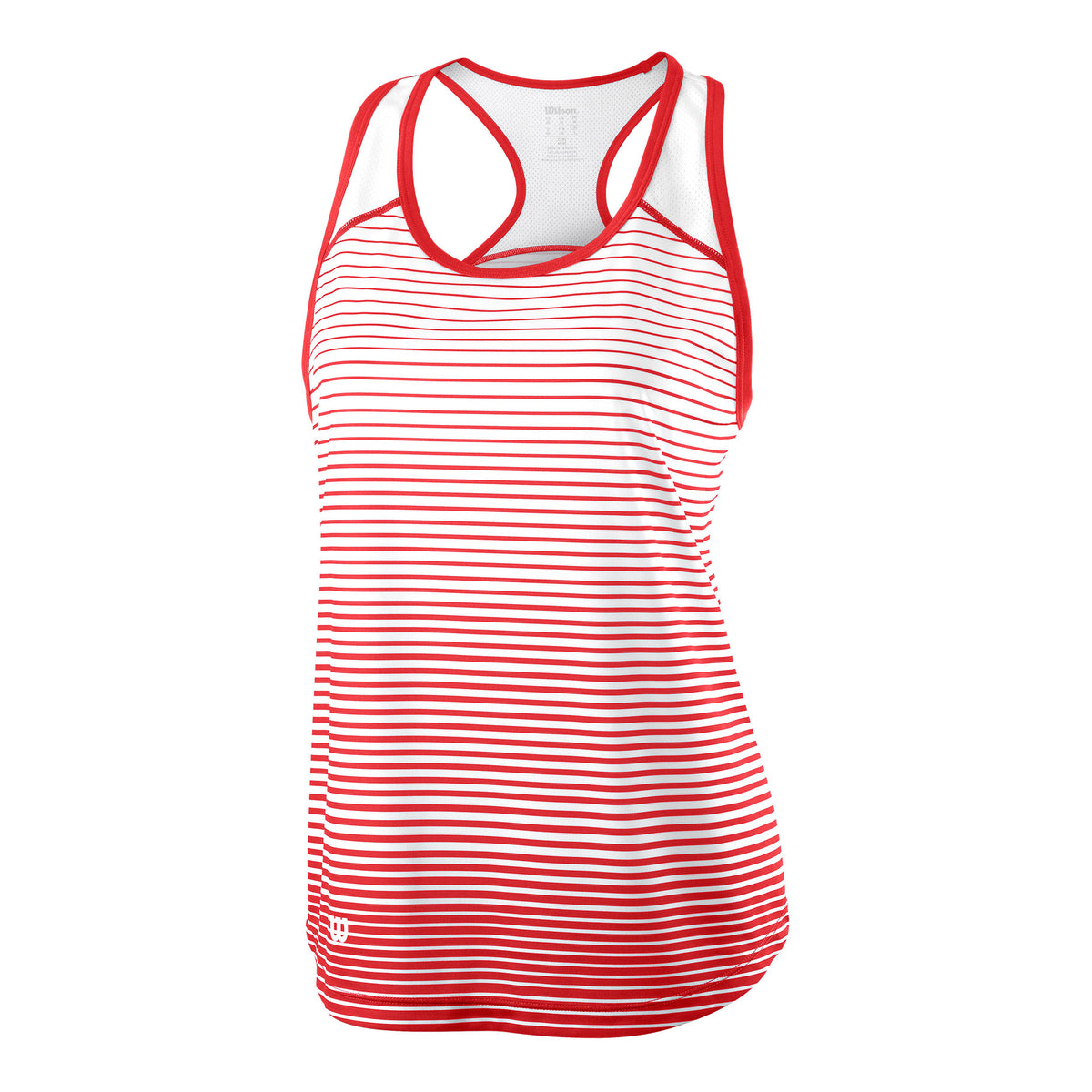 Wilson Striped Camiseta de tirantes Mujeres - rojo, blanco