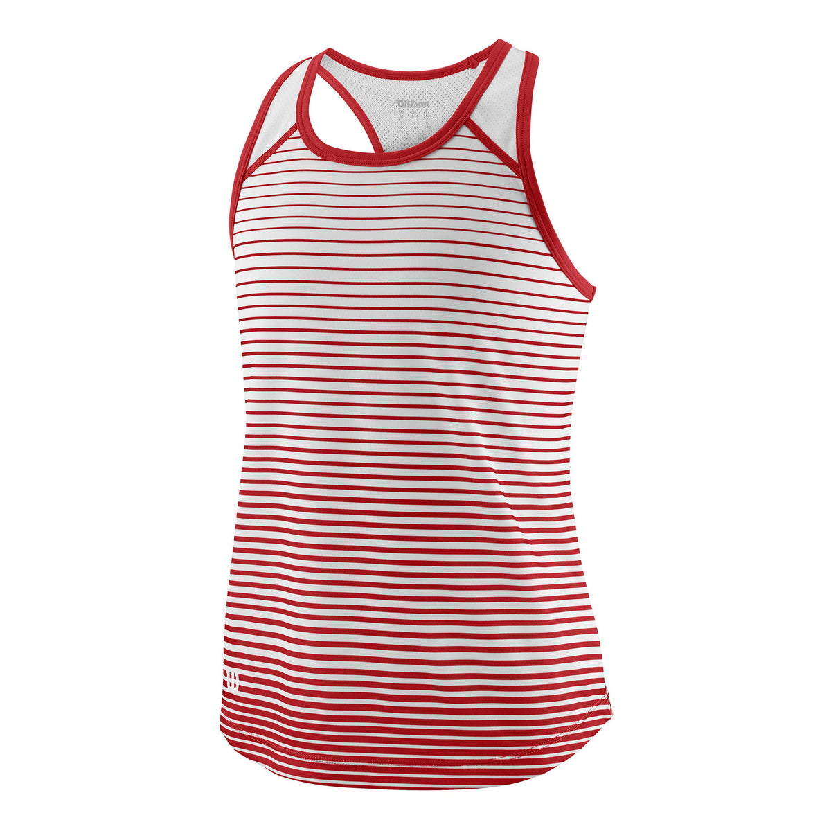 Wilson Striped Camiseta de tirantes Chicas - rojo, blanco