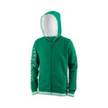 Team II Sudadera con cremallera Chicos - verde, blanco
