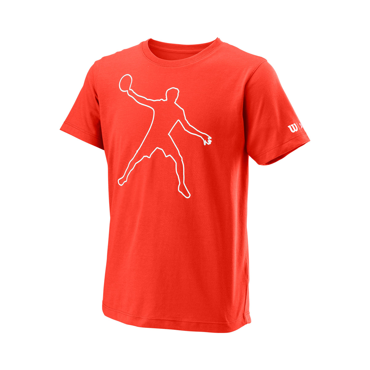 Wilson Bela Tech II Camiseta De Manga Corta Chicos-Naranja,Blanco