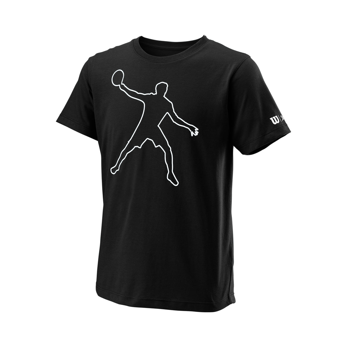Wilson Bela Tech II Camiseta De Manga Corta Chicos-Negro,Blanco