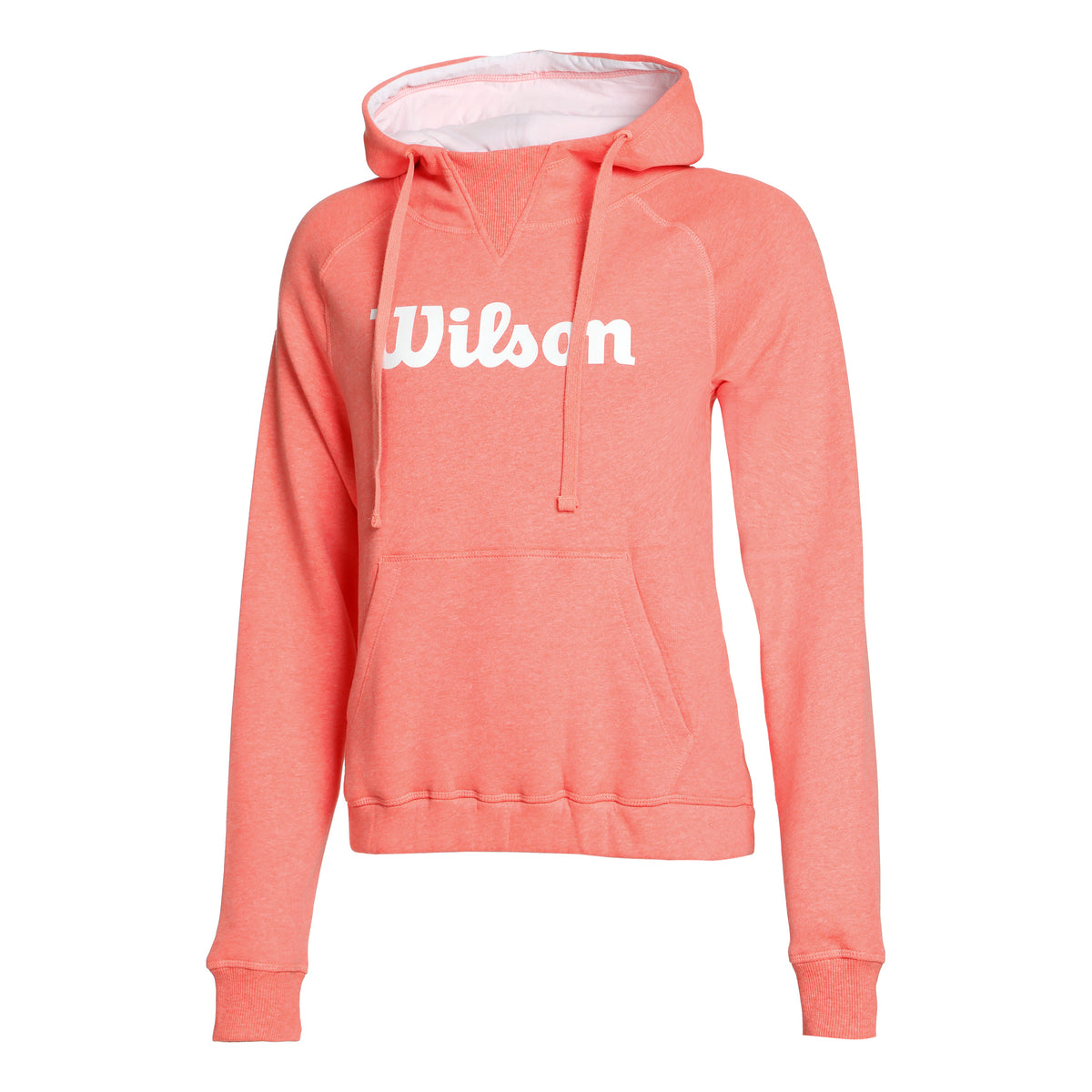 Wilson Script Sudadera Con Capucha Mujeres-Coral