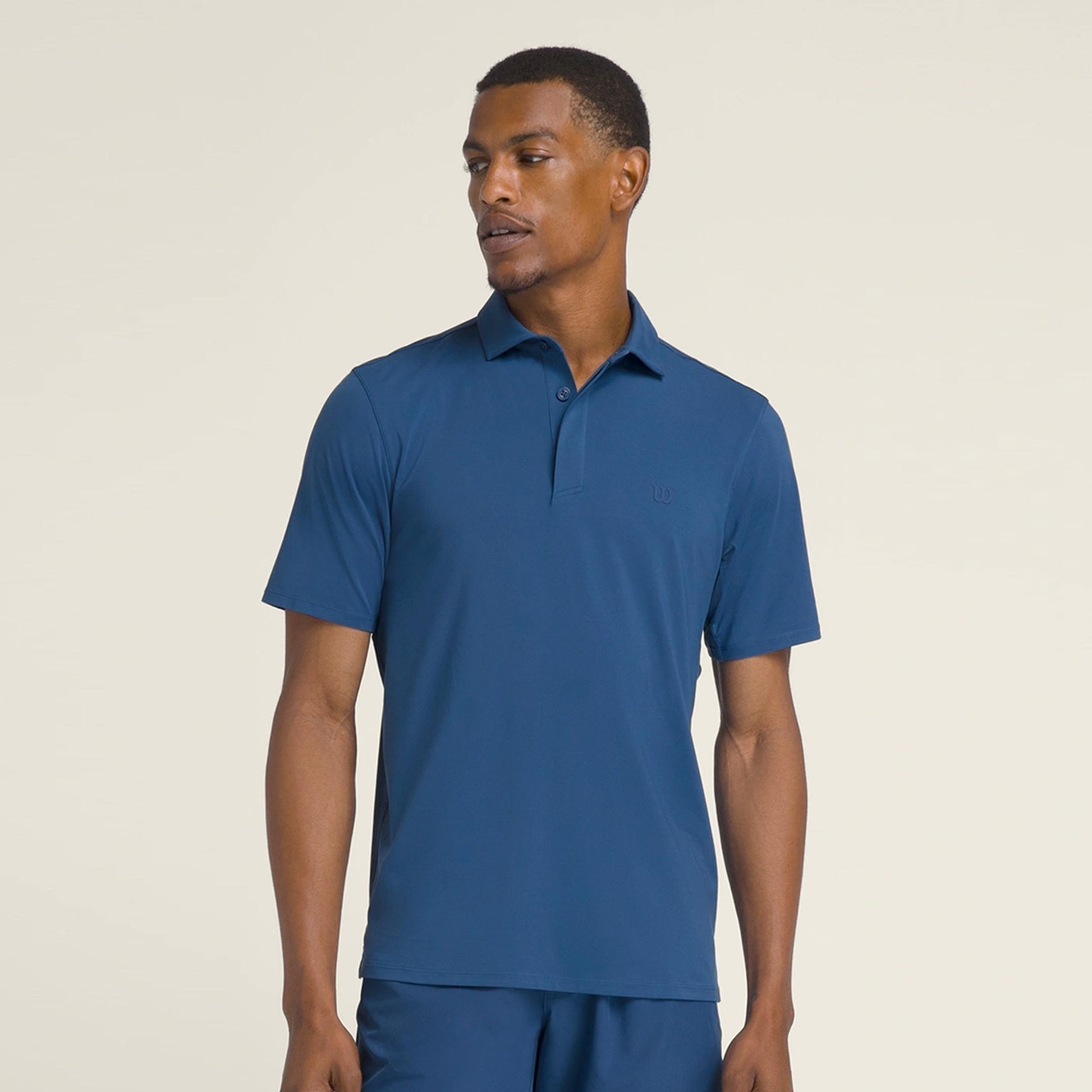 Wilson League Polo Hombres-Azul