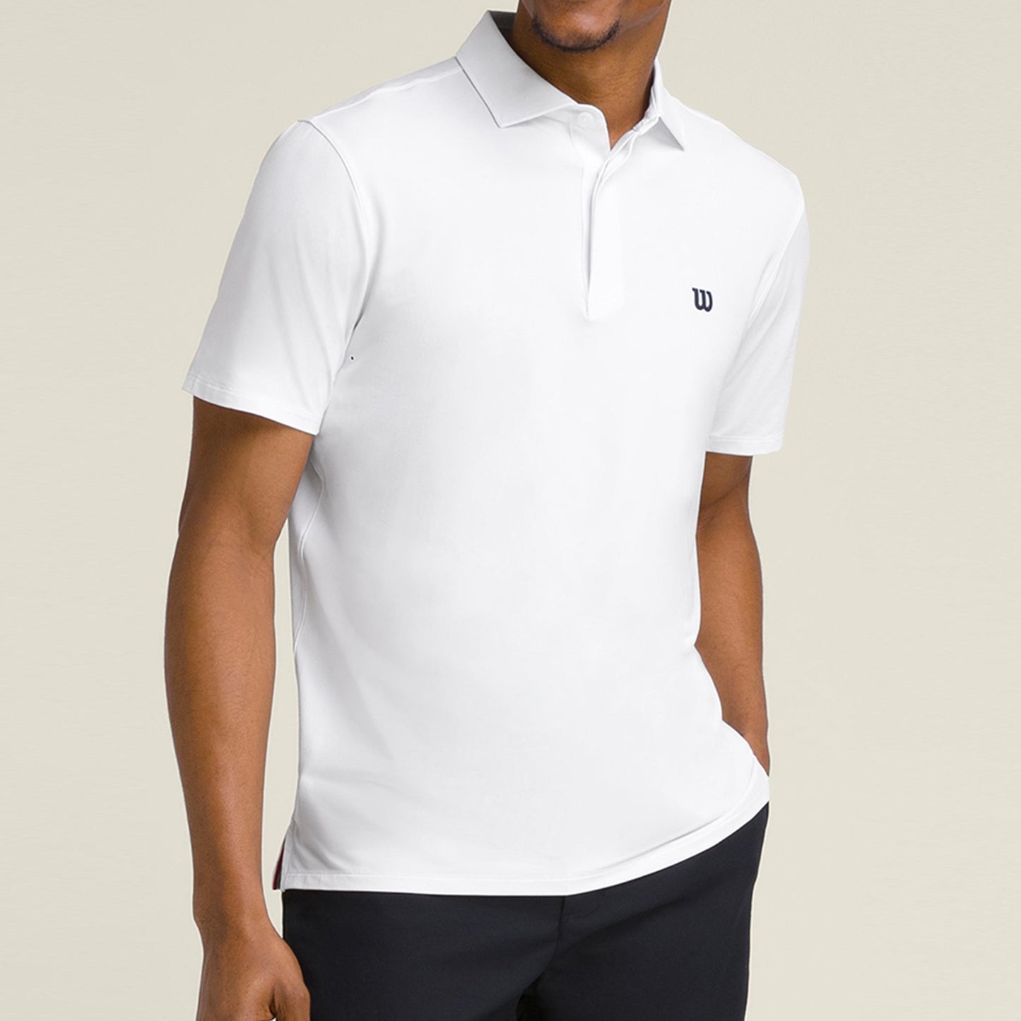 Wilson League Polo Hombres-Blanco