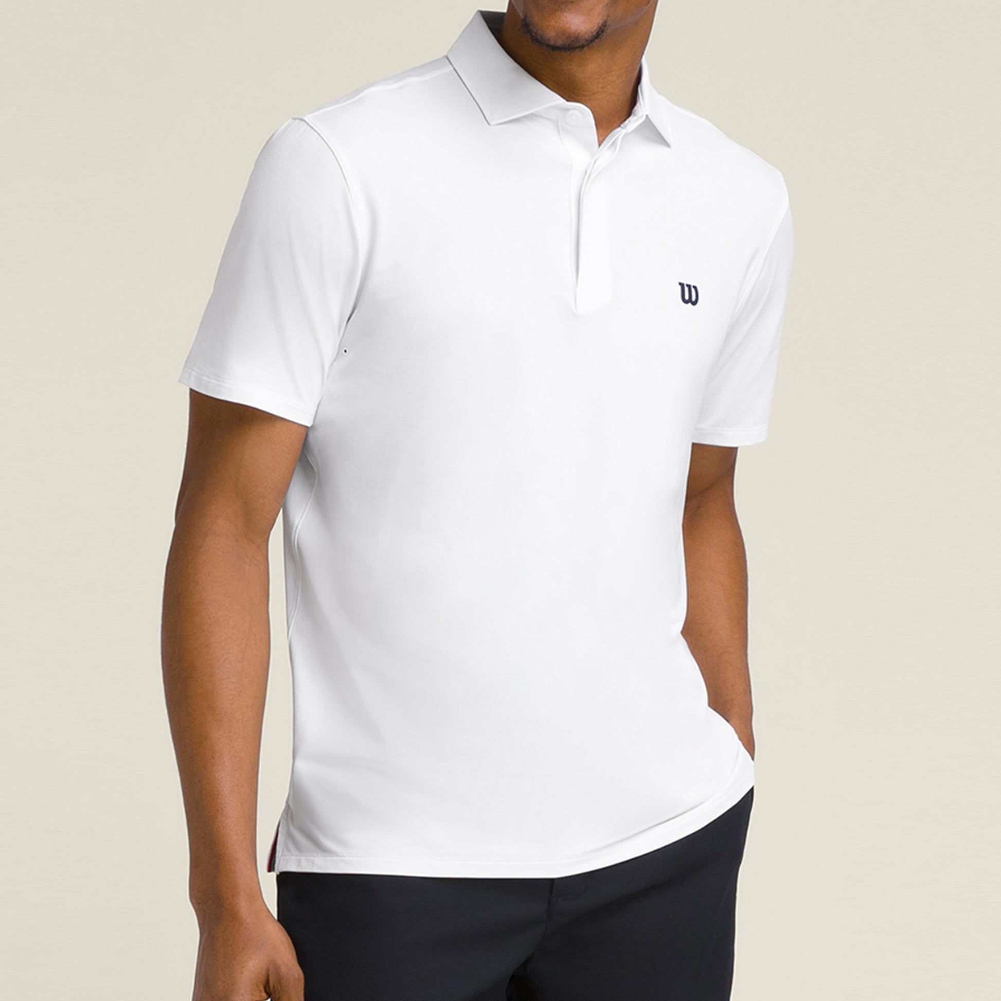 Wilson League Polo Hombres-Blanco