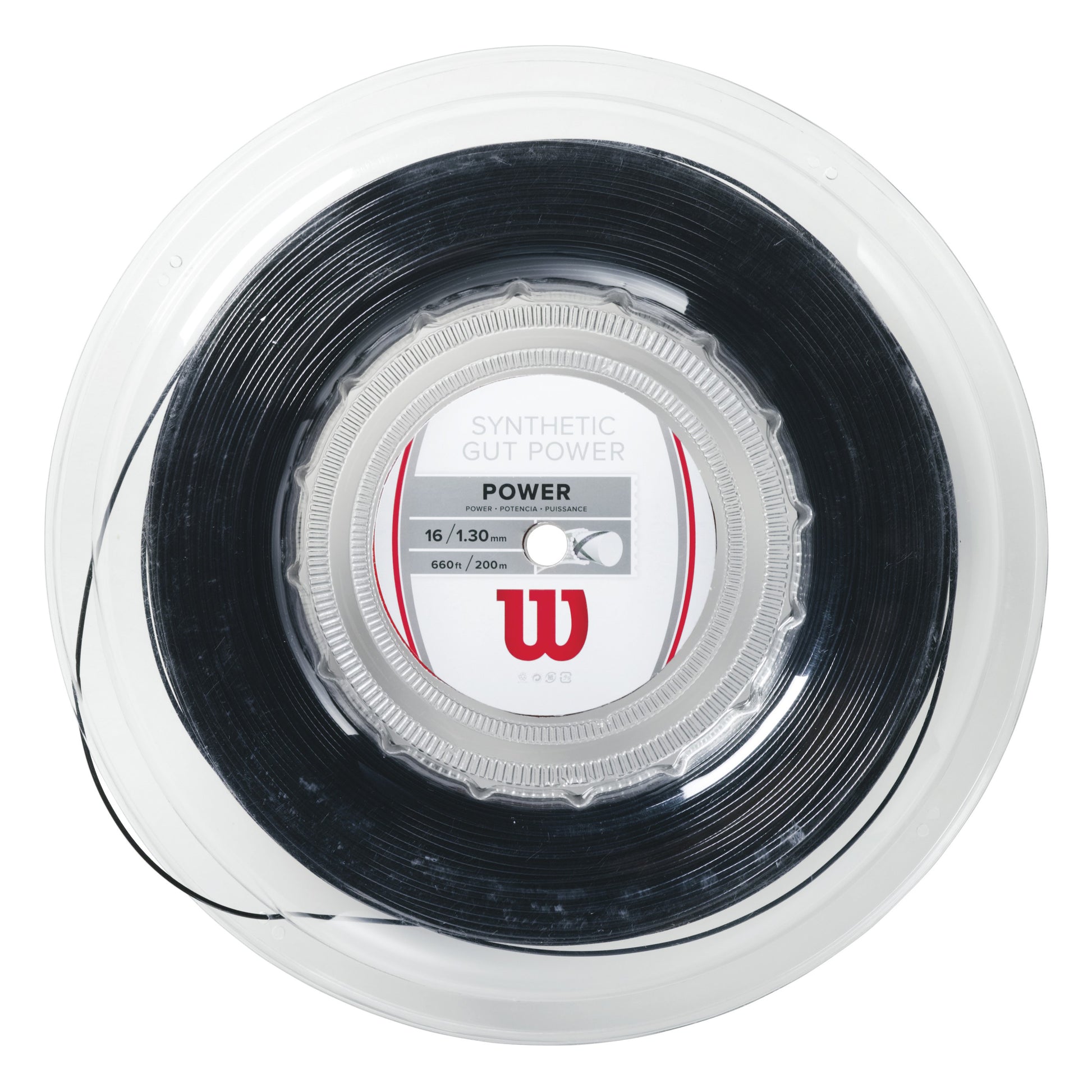 Wilson Synthetic Gut Power  Sets Individuales 12,2m - negro
