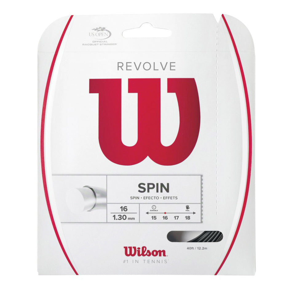 Wilson Revolve Sets Individuales 12,2m-Negro