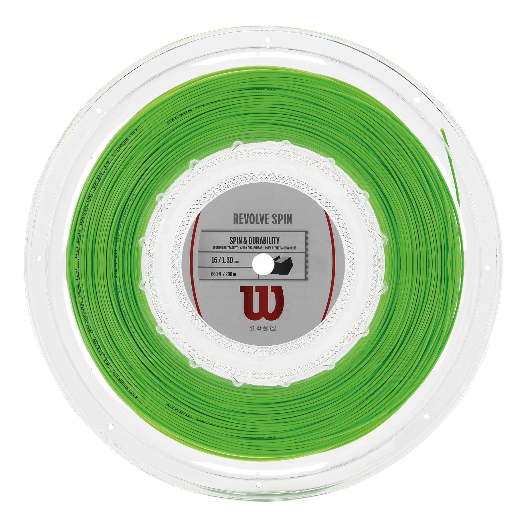 Wilson Revolve Spin Bobinas De Cordaje 200m-Verde