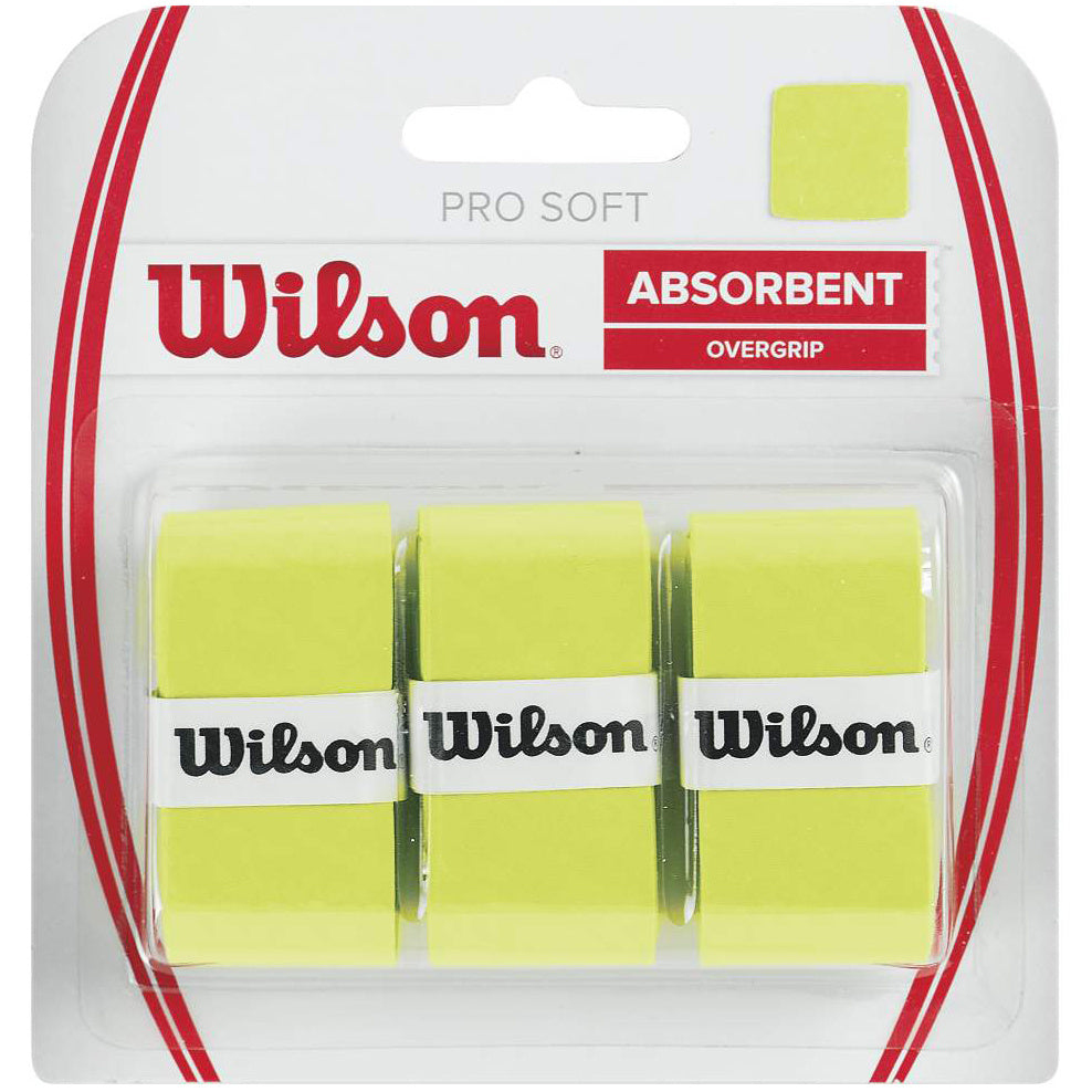 Wilson Soft Overgrip Pack De 3-Verde