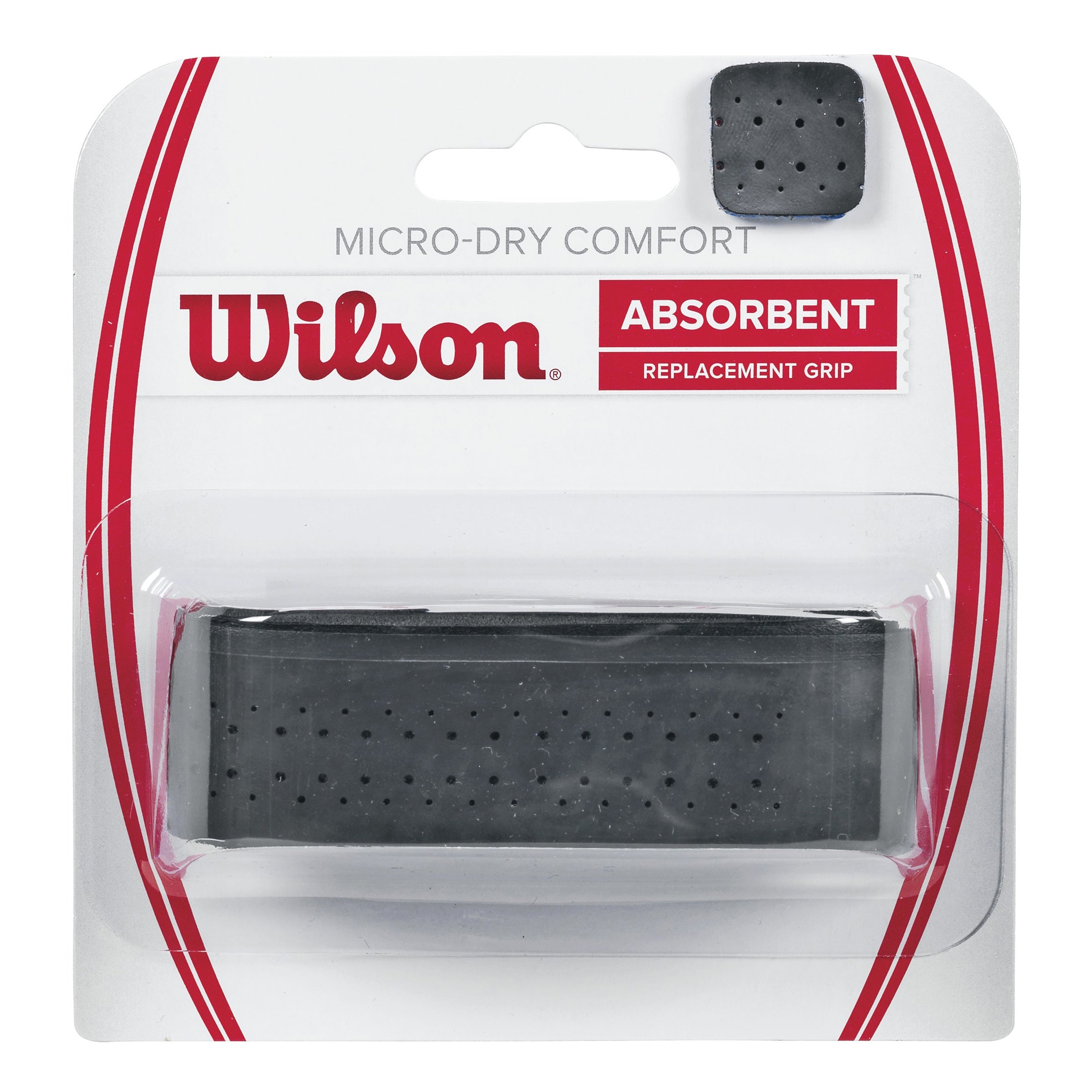 Wilson Micro-Dry Comfort Pack De 1-Negro