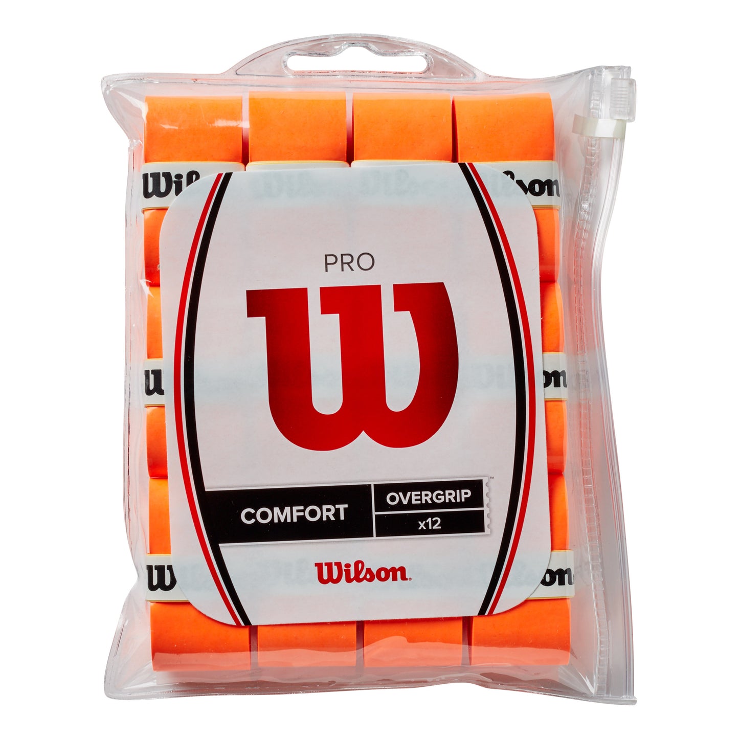 Wilson Burn Pro Overgrip Pack De 12-Naranja