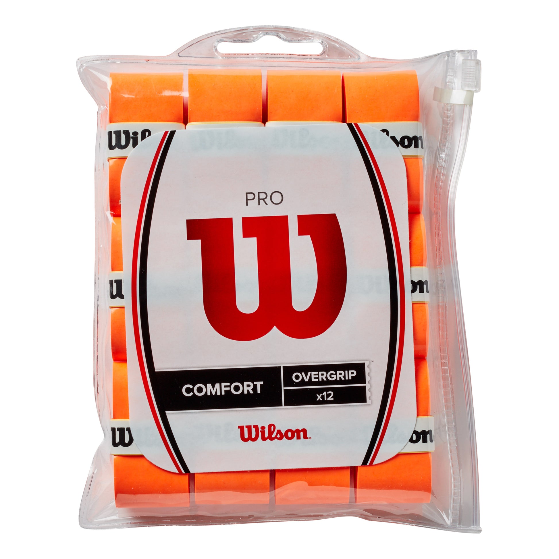 Wilson Burn Pro Overgrip Pack De 12-Naranja