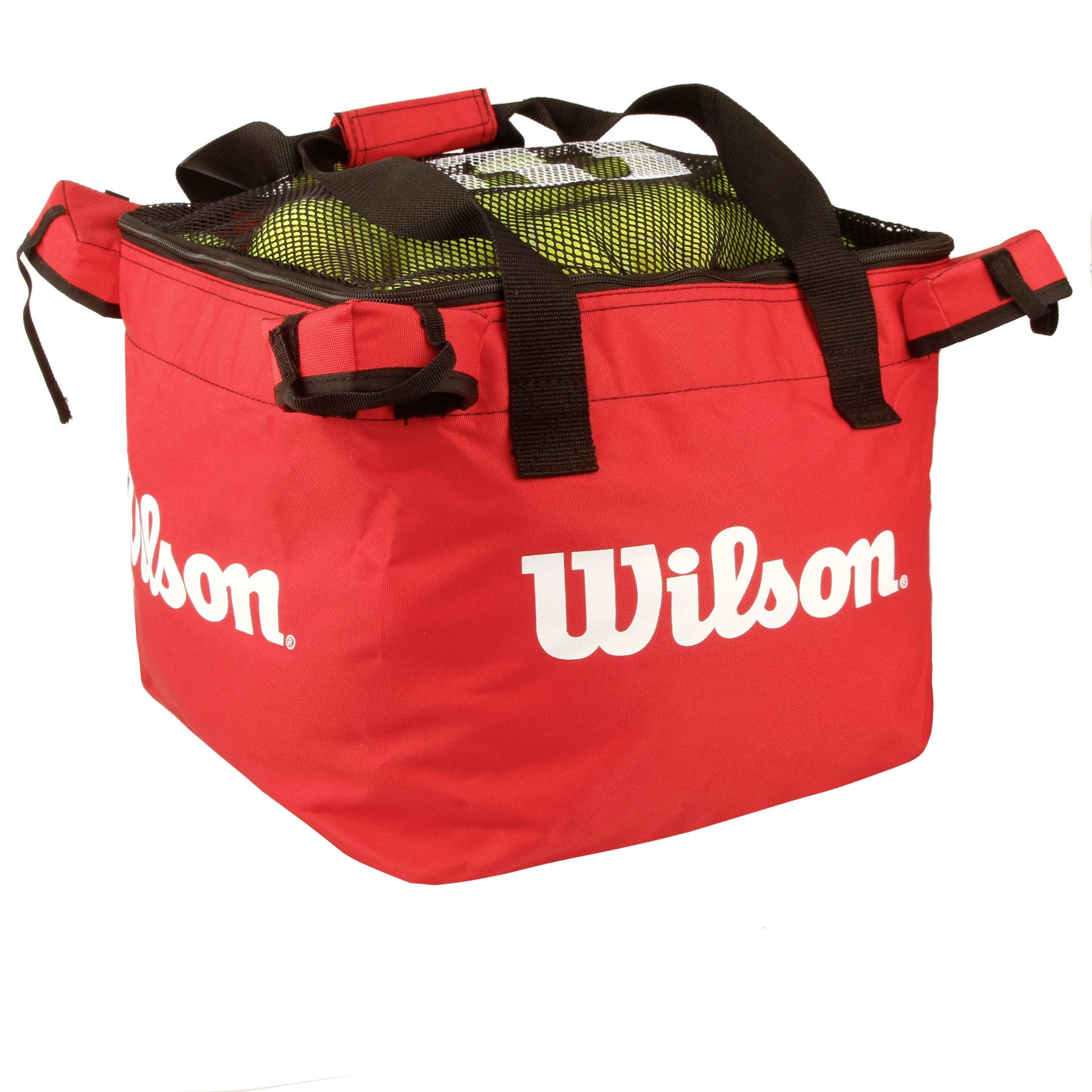 Wilson Tennis Teaching Cart Bolsillo Para Pelota Recambio-Rojo