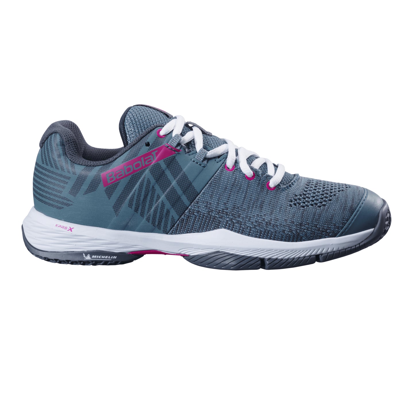Babolat Sensa Zapatilla De Pádel Mujeres-Azul Oscuro,Blanco