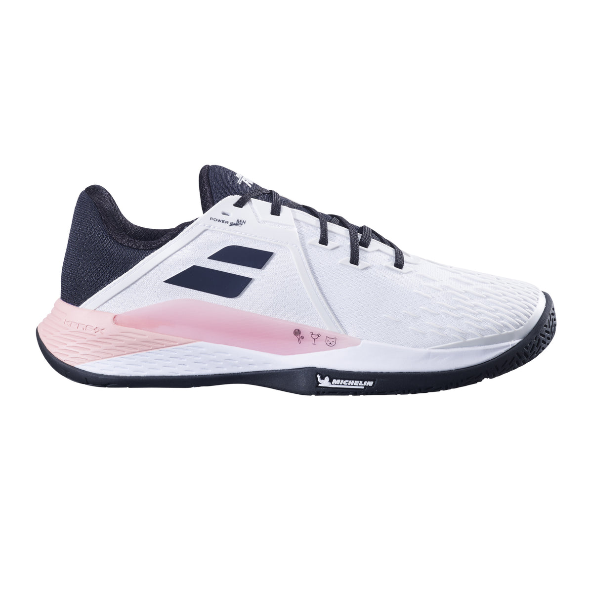 Babolat Benoit Paire Limited Edition Zapatilla todas las superficies Hombres - blanco, rosa