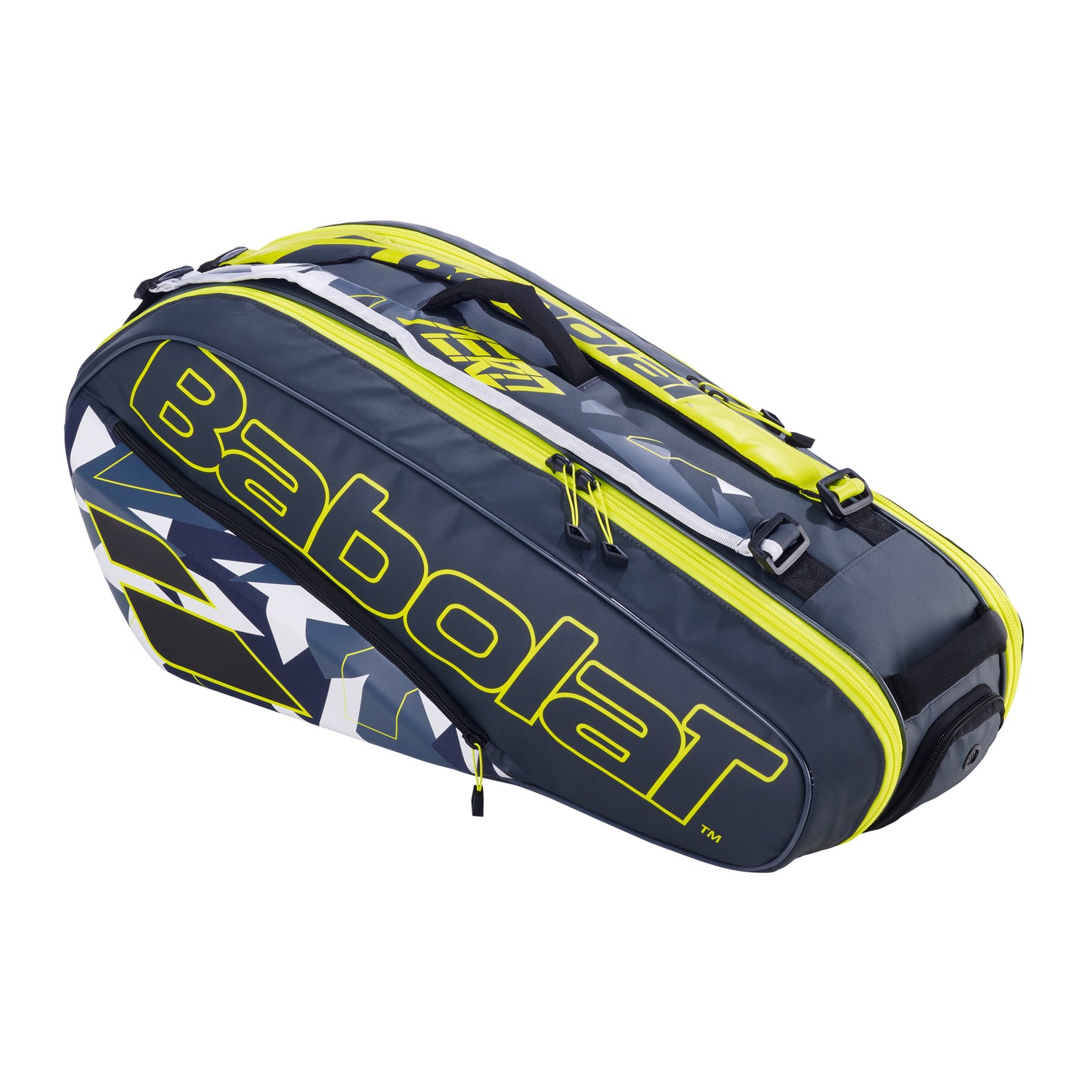 Babolat Pure Aero RH X 6 Raquetero-Antracita,Amarillo