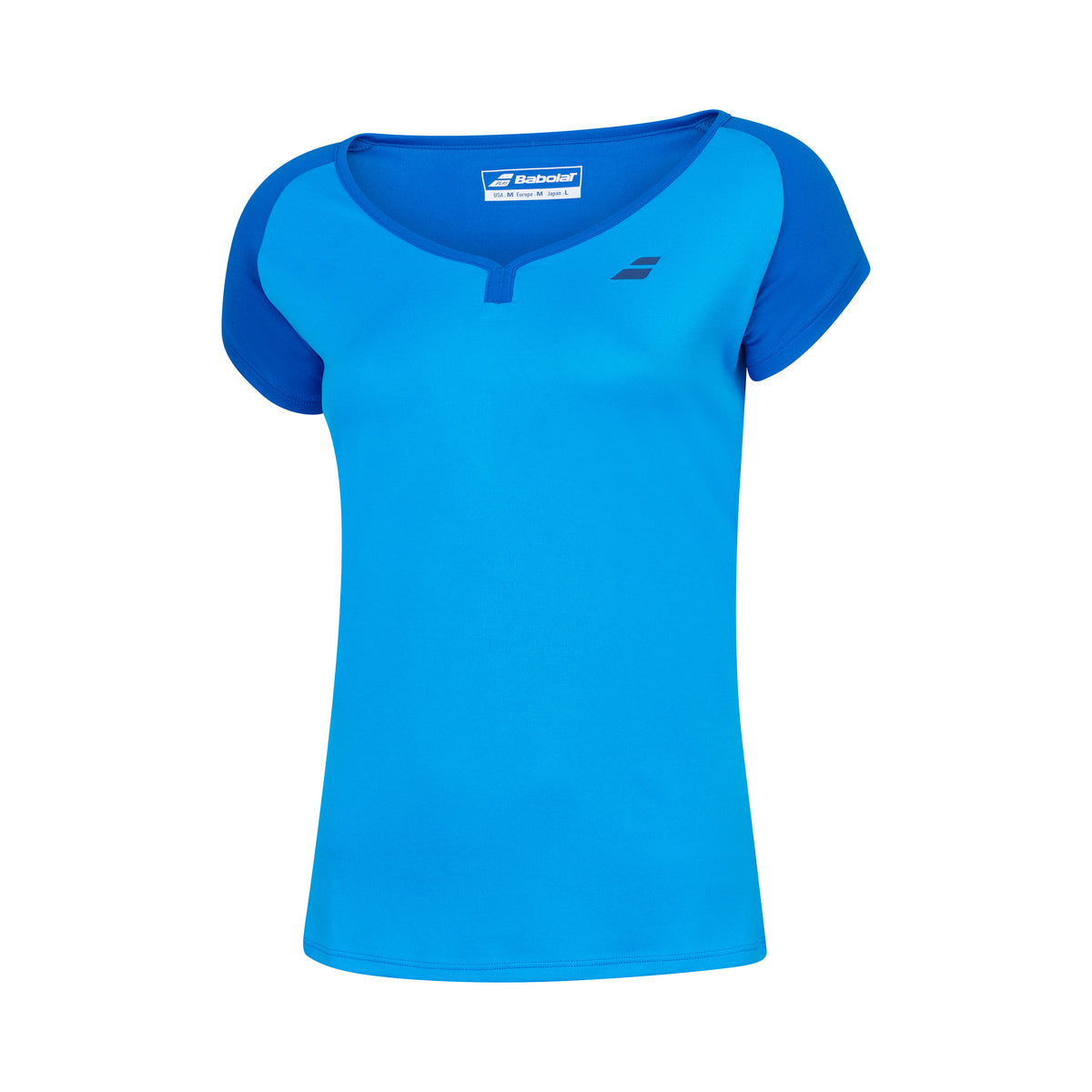 Babolat Play Capsleeve Camiseta de manga corta Chicas - azul, azul oscuro