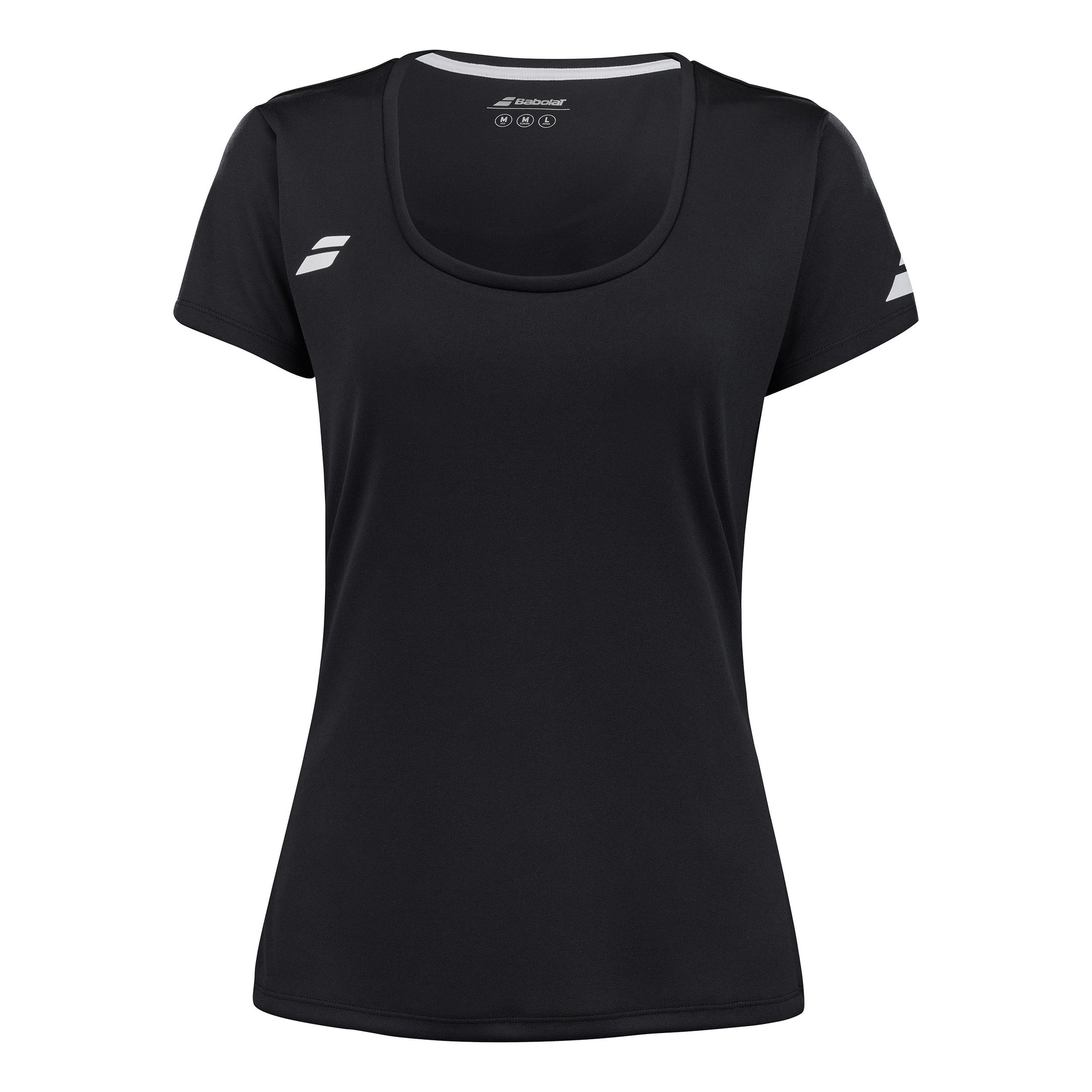Babolat Play Cap Sleeve Camiseta De Manga Corta Mujeres-Negro
