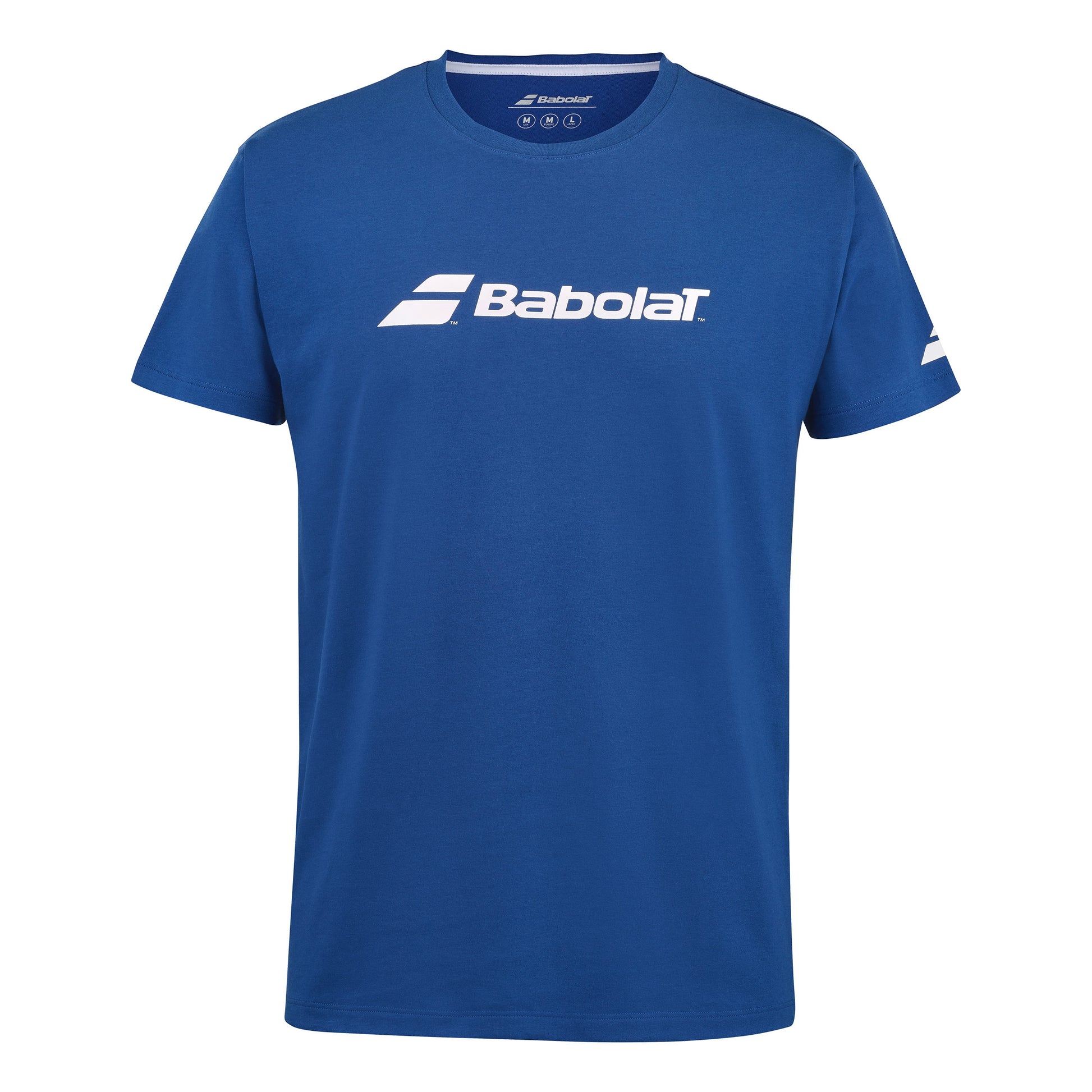 Babolat Exercise Camiseta De Manga Corta Hombres-Azul