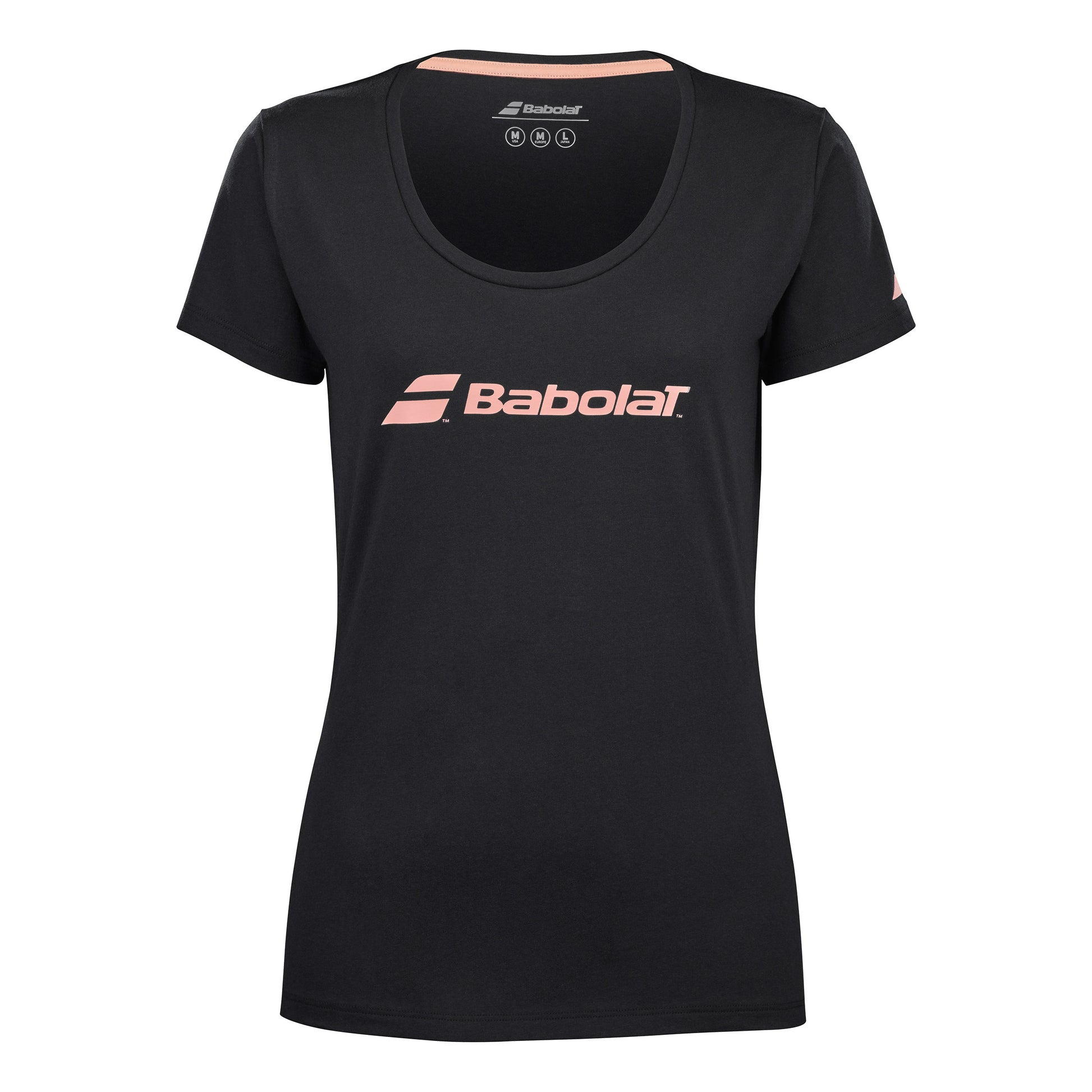 Babolat Exercise Camiseta de manga corta Mujeres - negro,