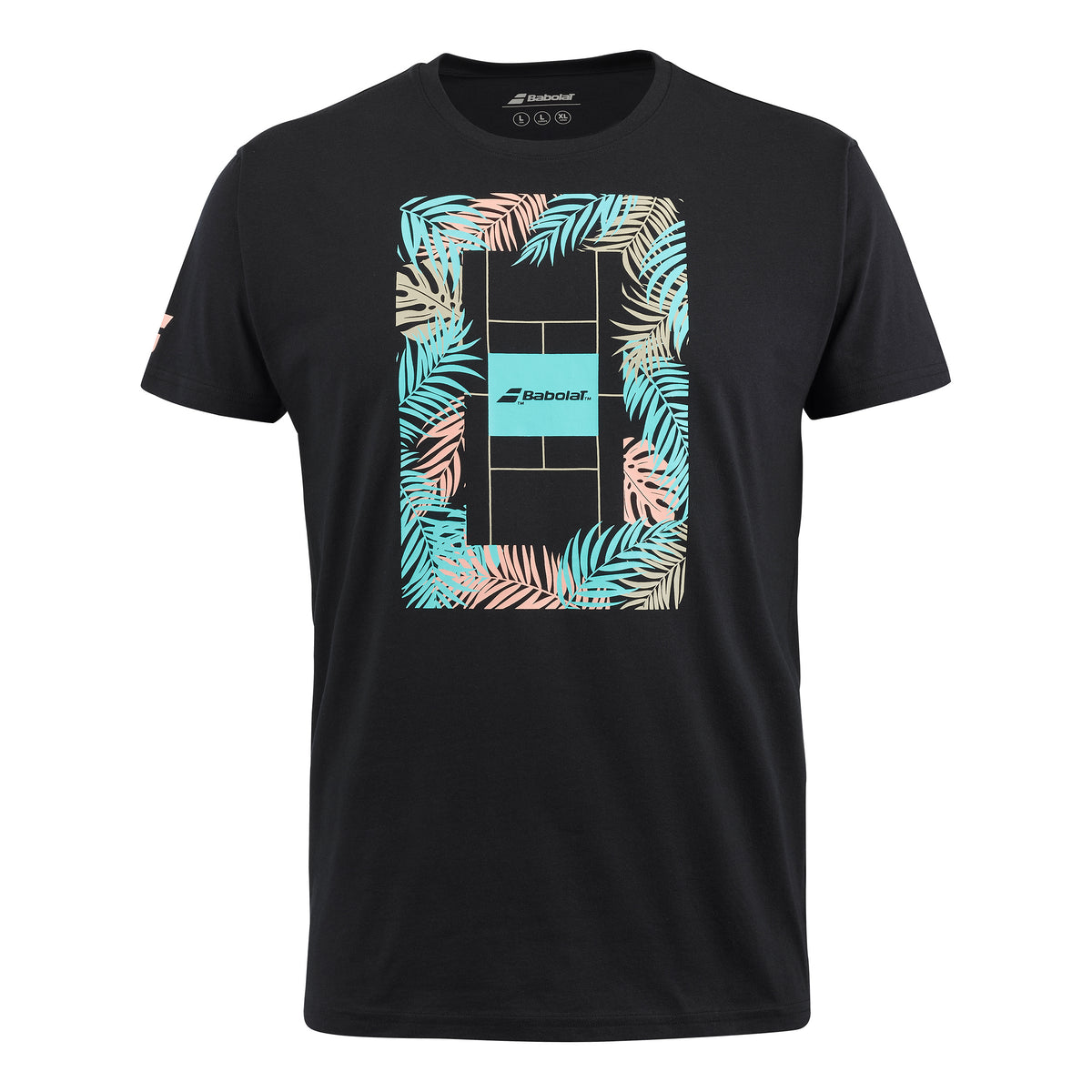 Babolat Exercise Message Camiseta de manga corta Hombres - negro,