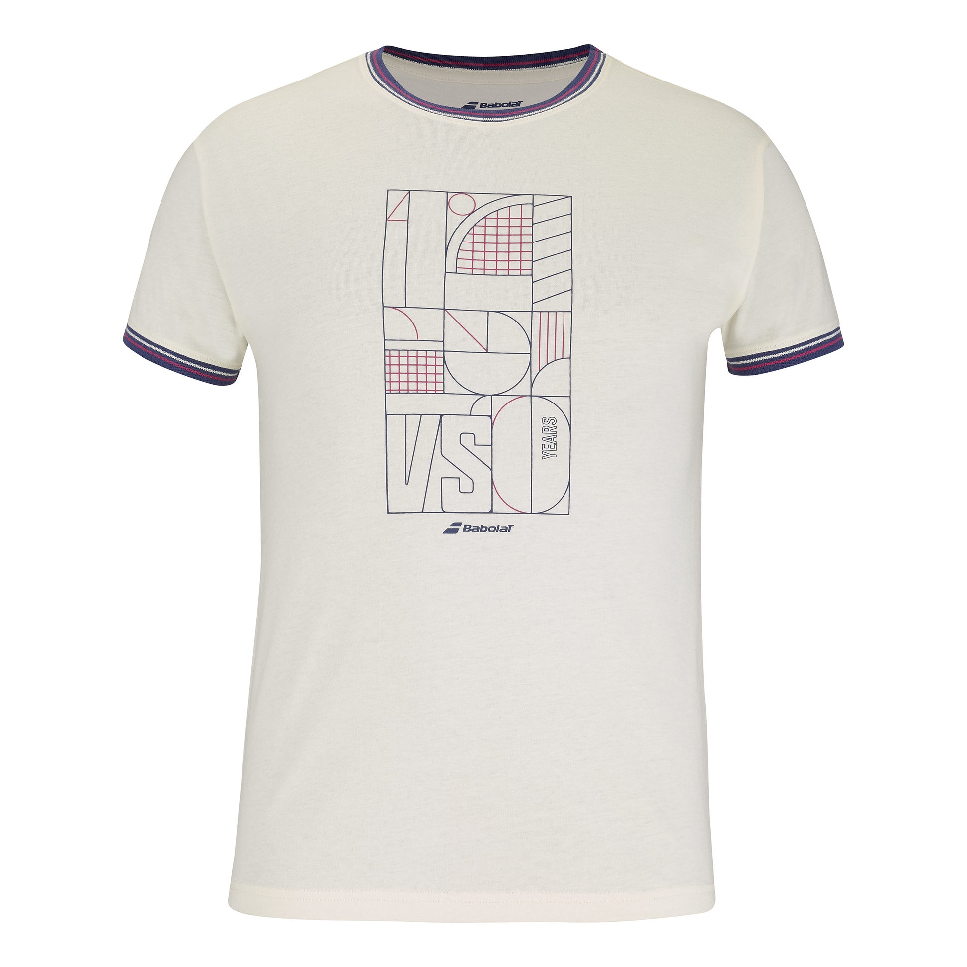 Babolat Exercise Camiseta de manga corta Hombres - crema,