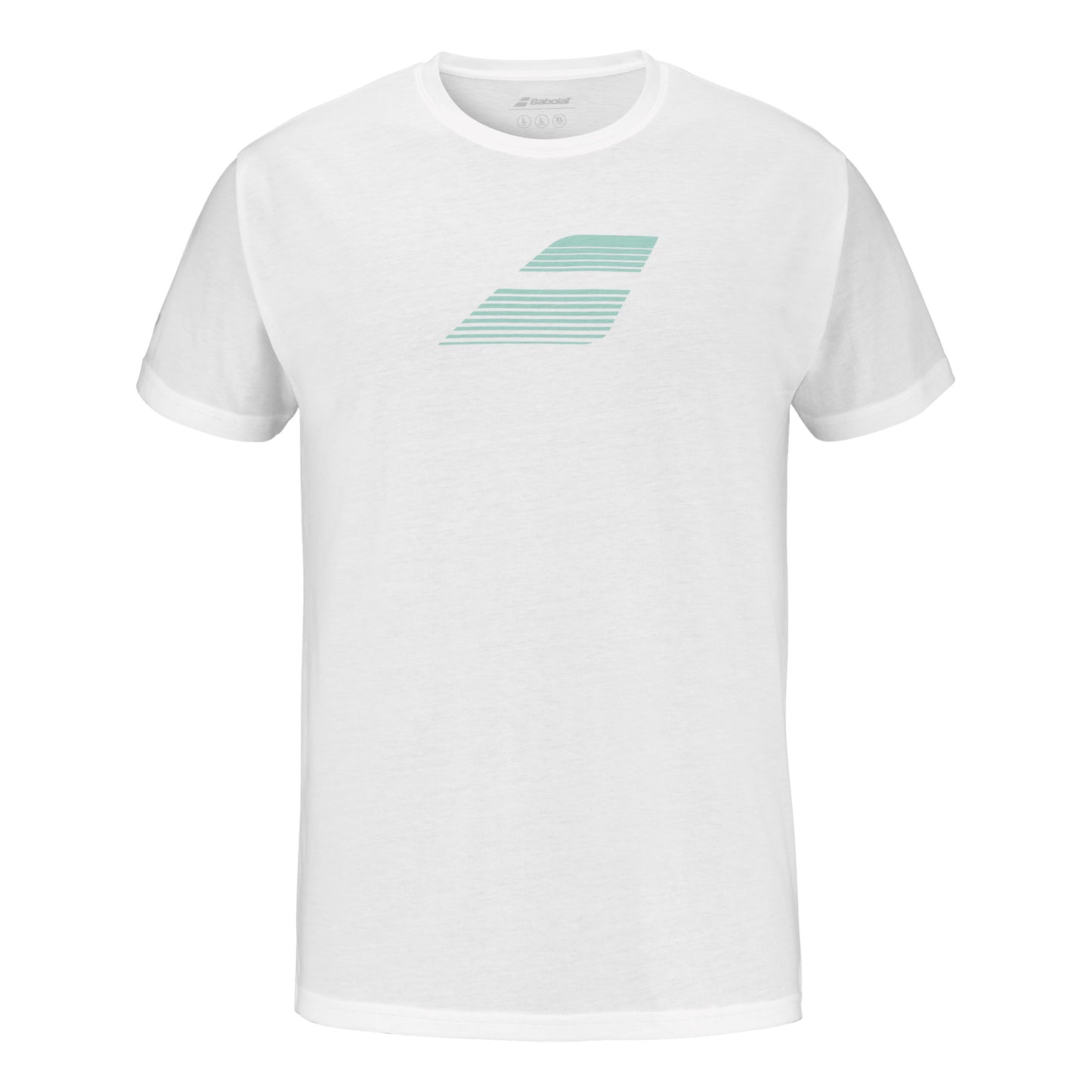Babolat Exercise Big Flag Camiseta De Manga Corta Hombres-Blanco