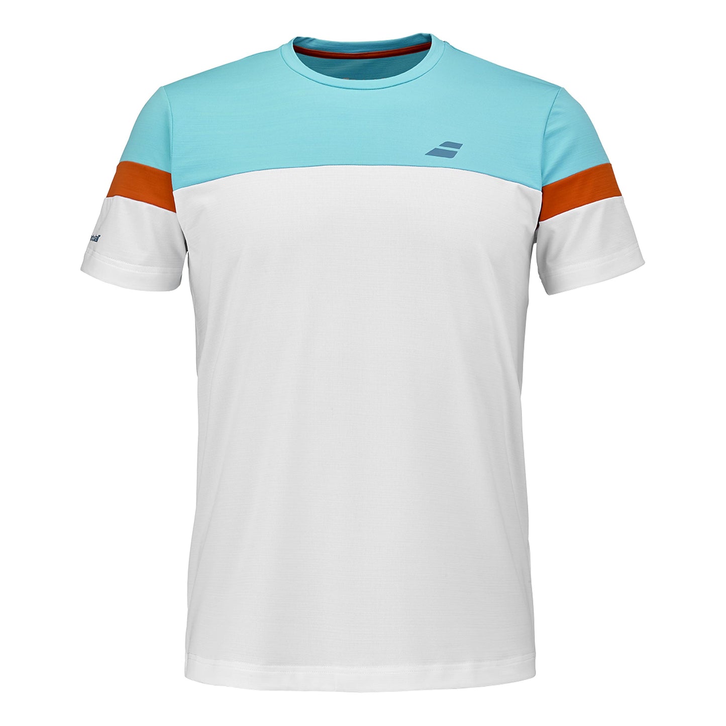 Babolat Crew Neck Camiseta de manga corta Hombres - blanco, naranja