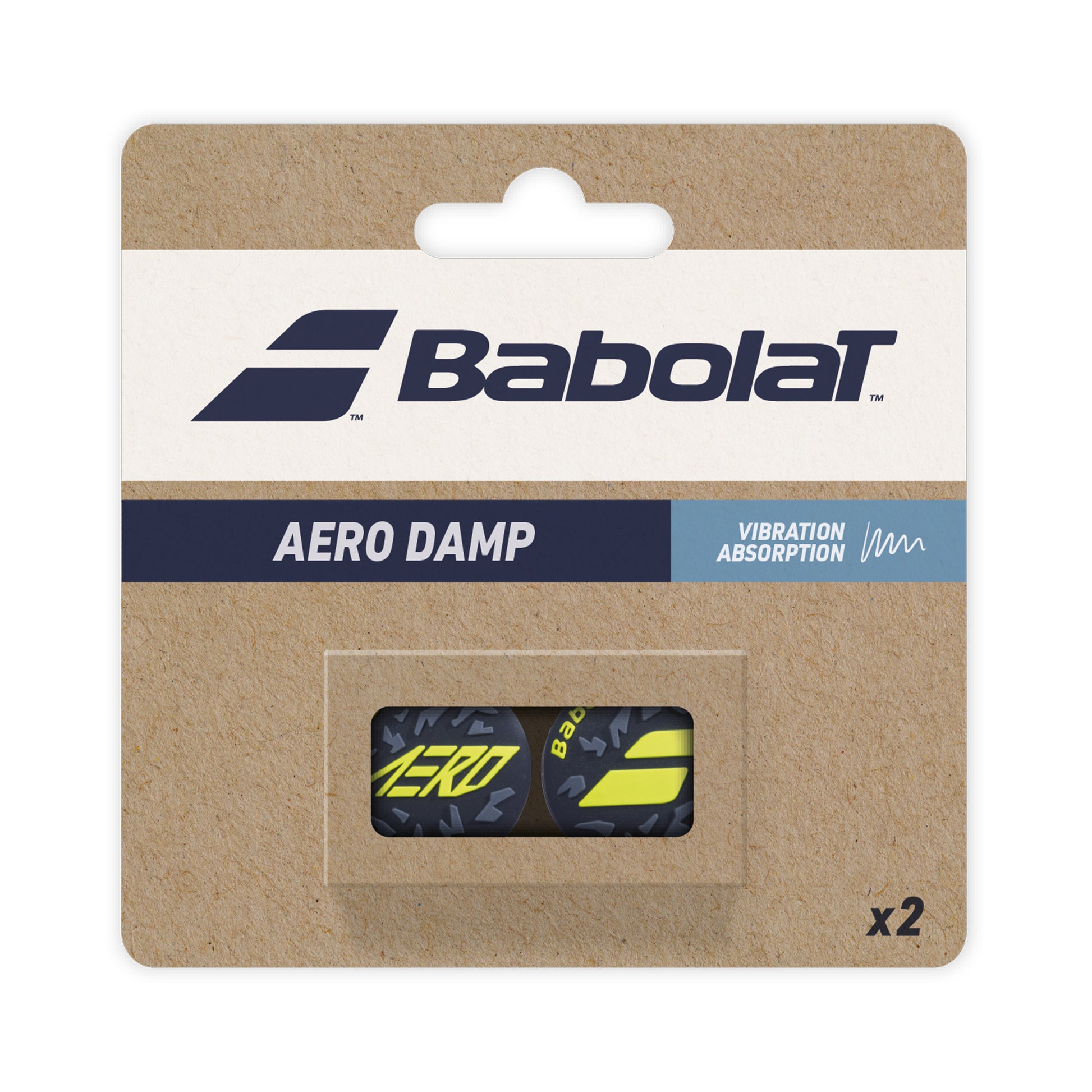 Babolat Aero Damp Antivibradores Pack De 2-Negro