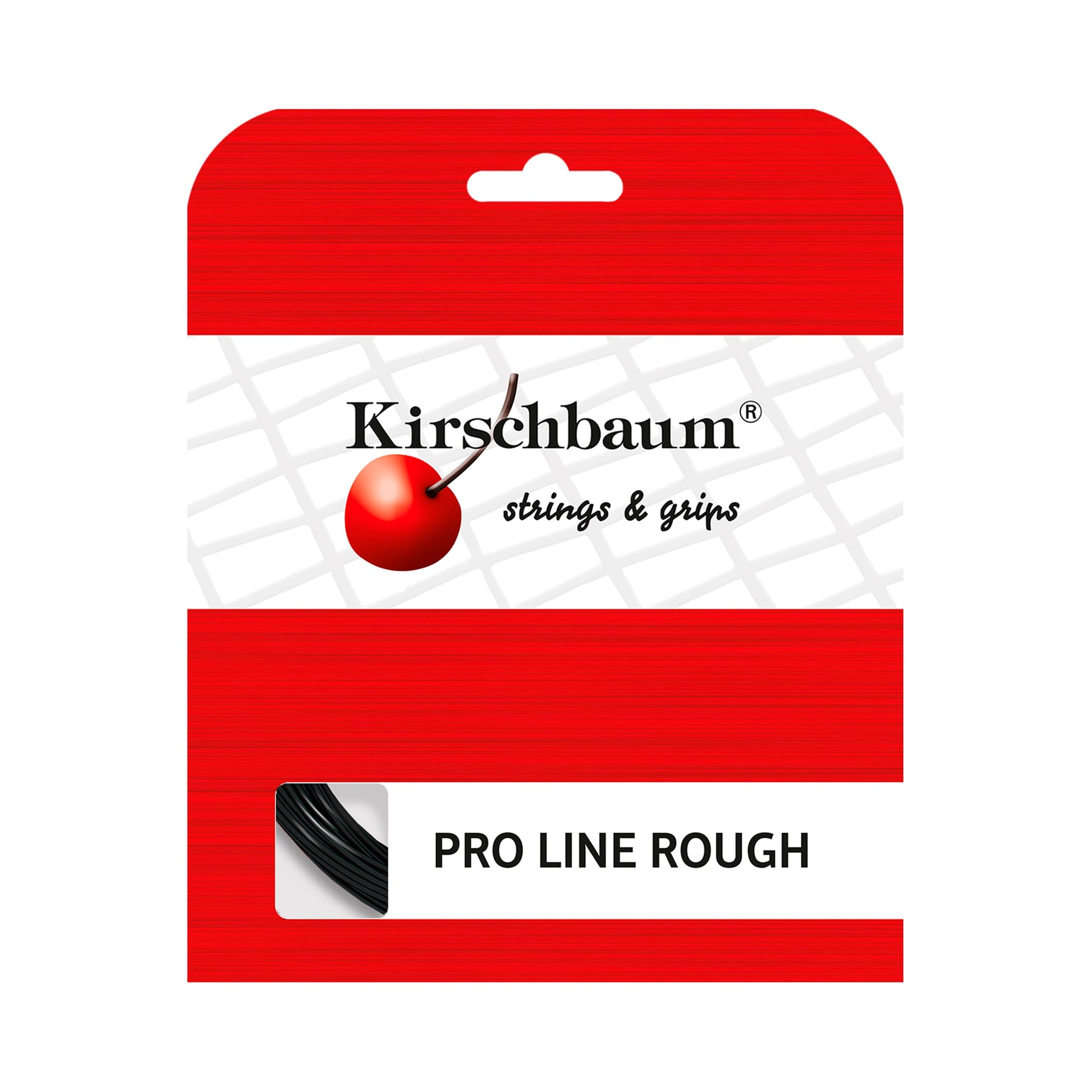 Kirschbaum Pro Line Rough Sets Individuales 12m-Negro