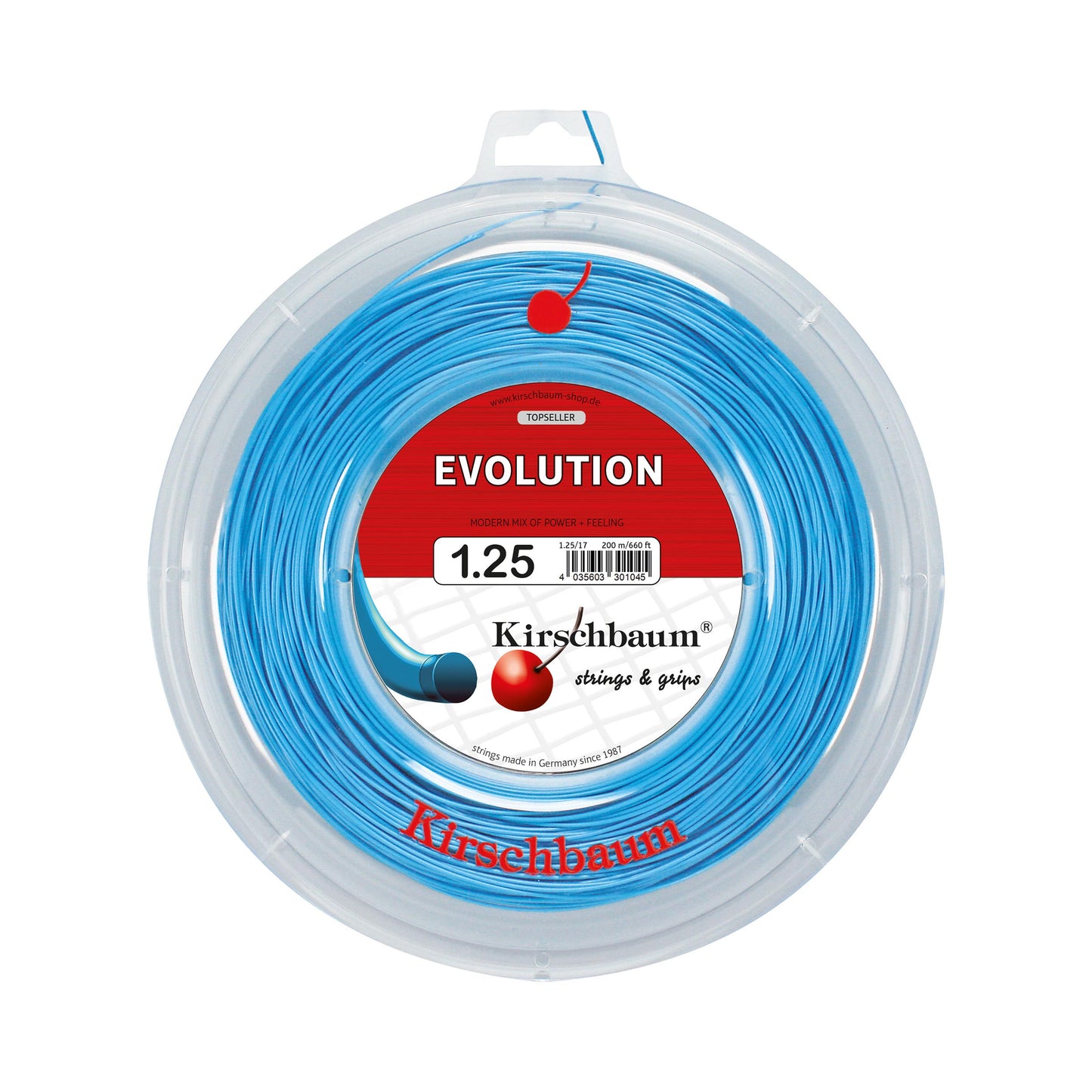 Kirschbaum Pro Line Evolution Bobinas De Cordaje 200m-Azul