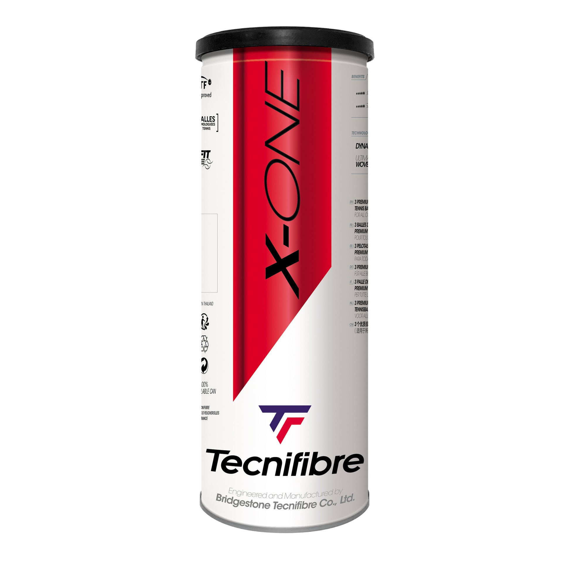 Tecnifibre X-One 3er Bote De 3 Pelotas