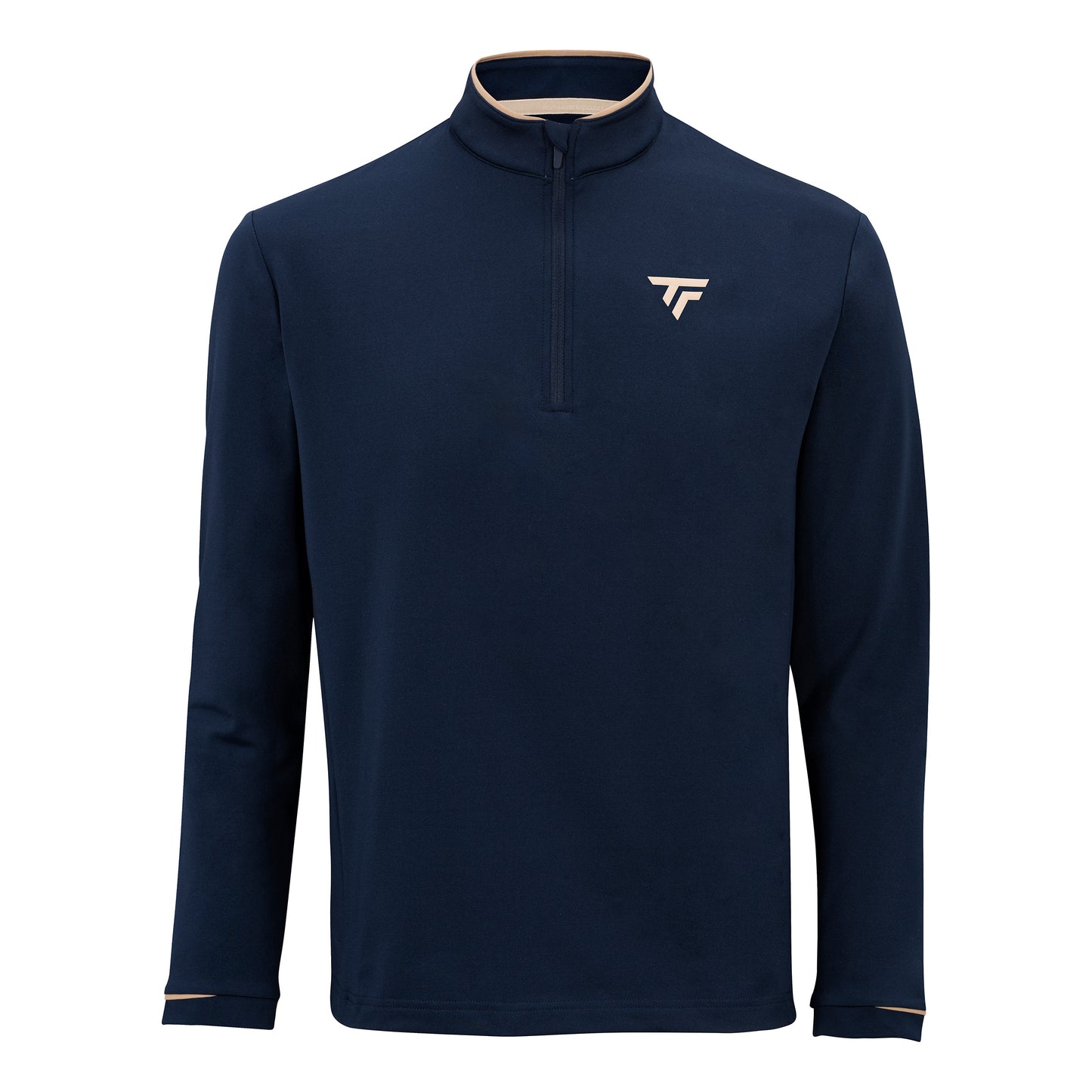 Tecnifibre Thermozip Camiseta de manga larga Hombres-azul oscuro