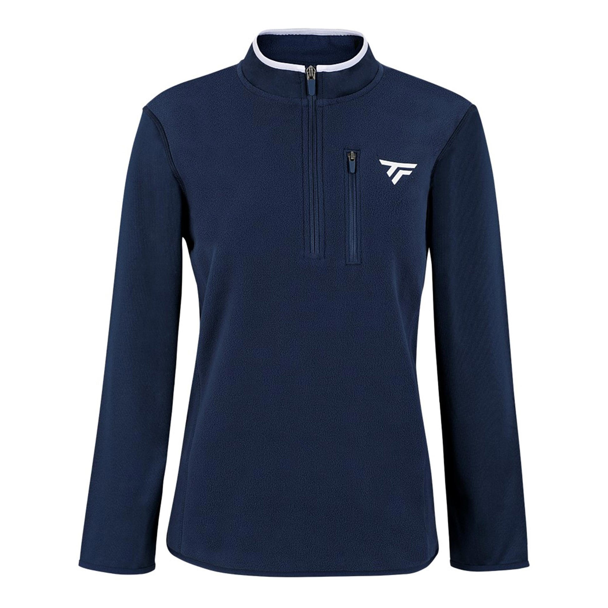Tecnifibre Polar Quarter Zip Camiseta De Manga Larga Mujeres-Azul Oscuro