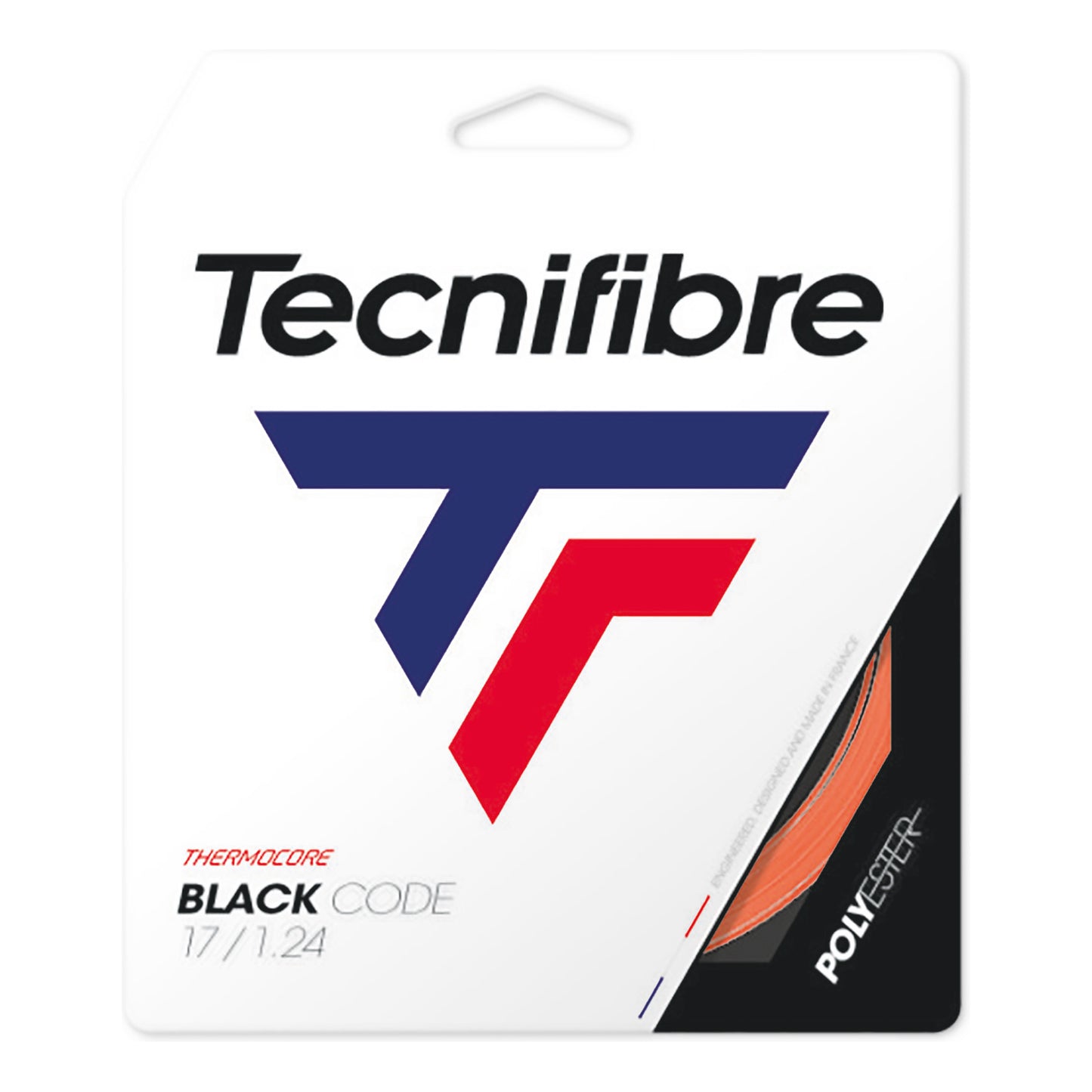 Tecnifibre Black Code 12m Sets Individuales-Naranja,Rojo