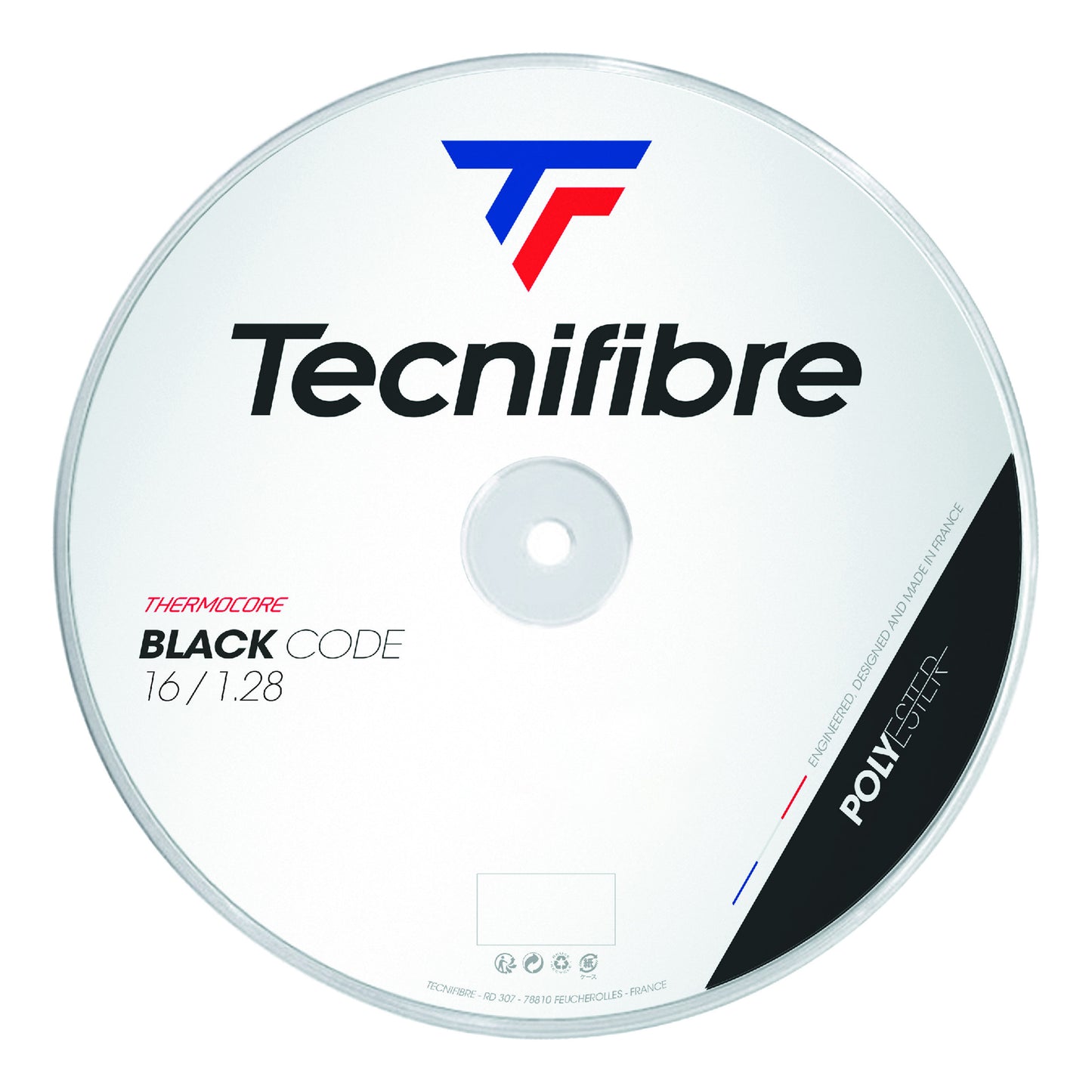 Tecnifibre Black Code Fire 200m Bobinas De Cordaje-Naranja,Rojo