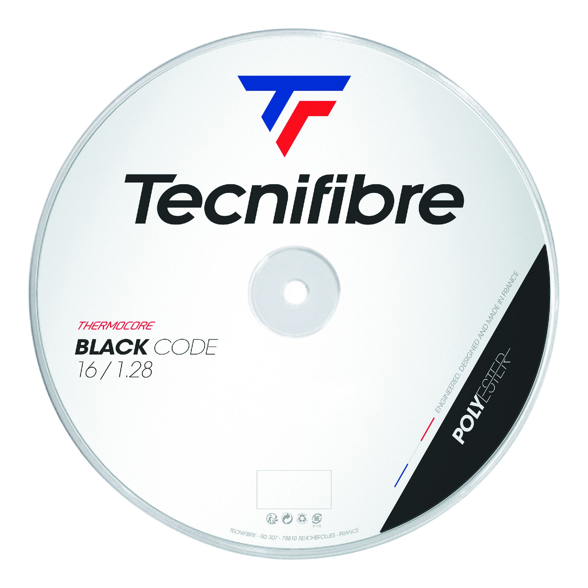 Tecnifibre Black Code Fire 200m Bobinas De Cordaje-Naranja,Rojo