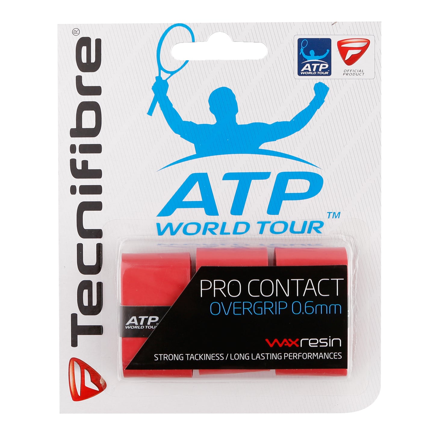 Tecnifibre Contact Pro 3er Pack De 3-Rojo