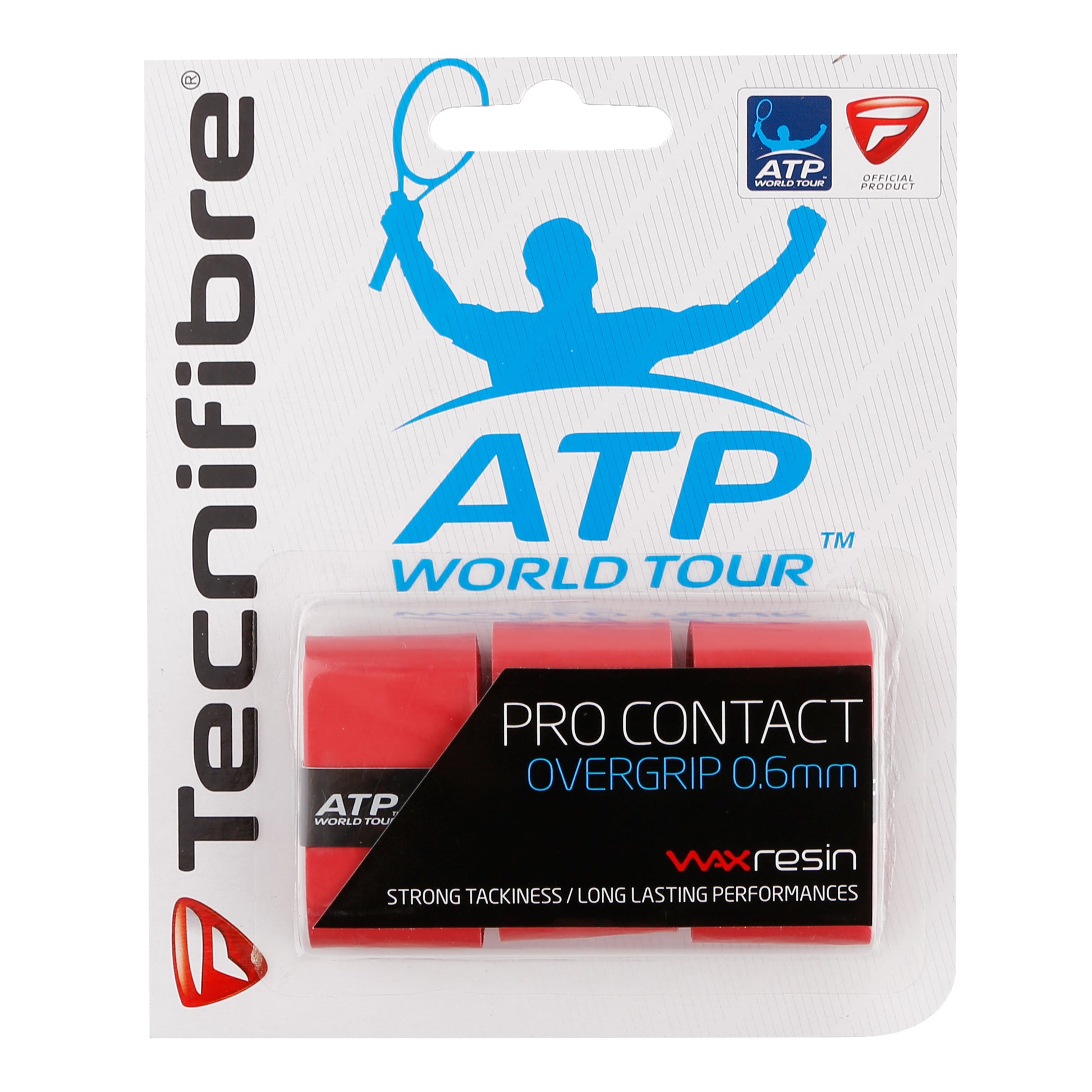 Tecnifibre Contact Pro 3er Pack De 3-Rojo