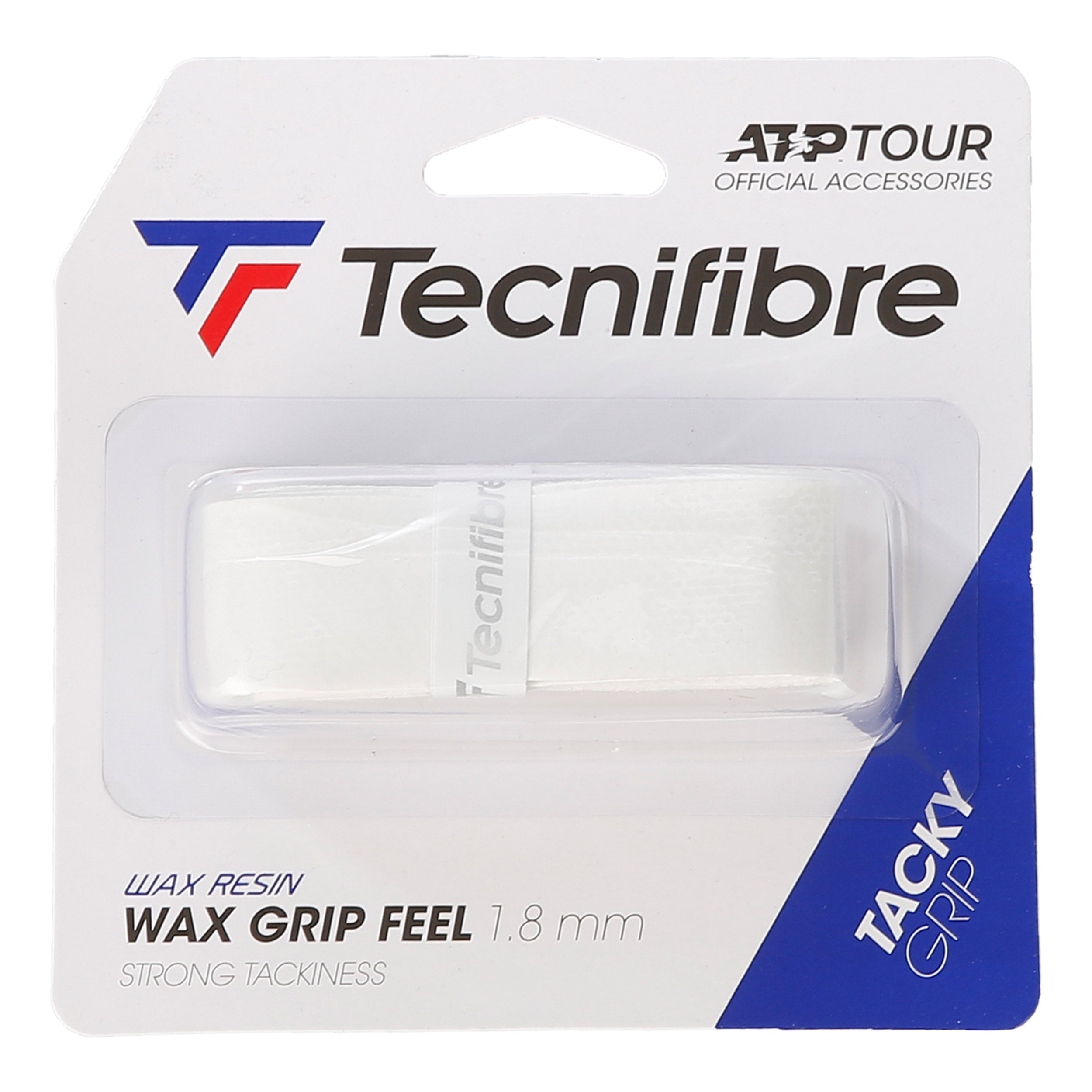 Tecnifibre Wax Feel Grip Pack De 1-Blanco